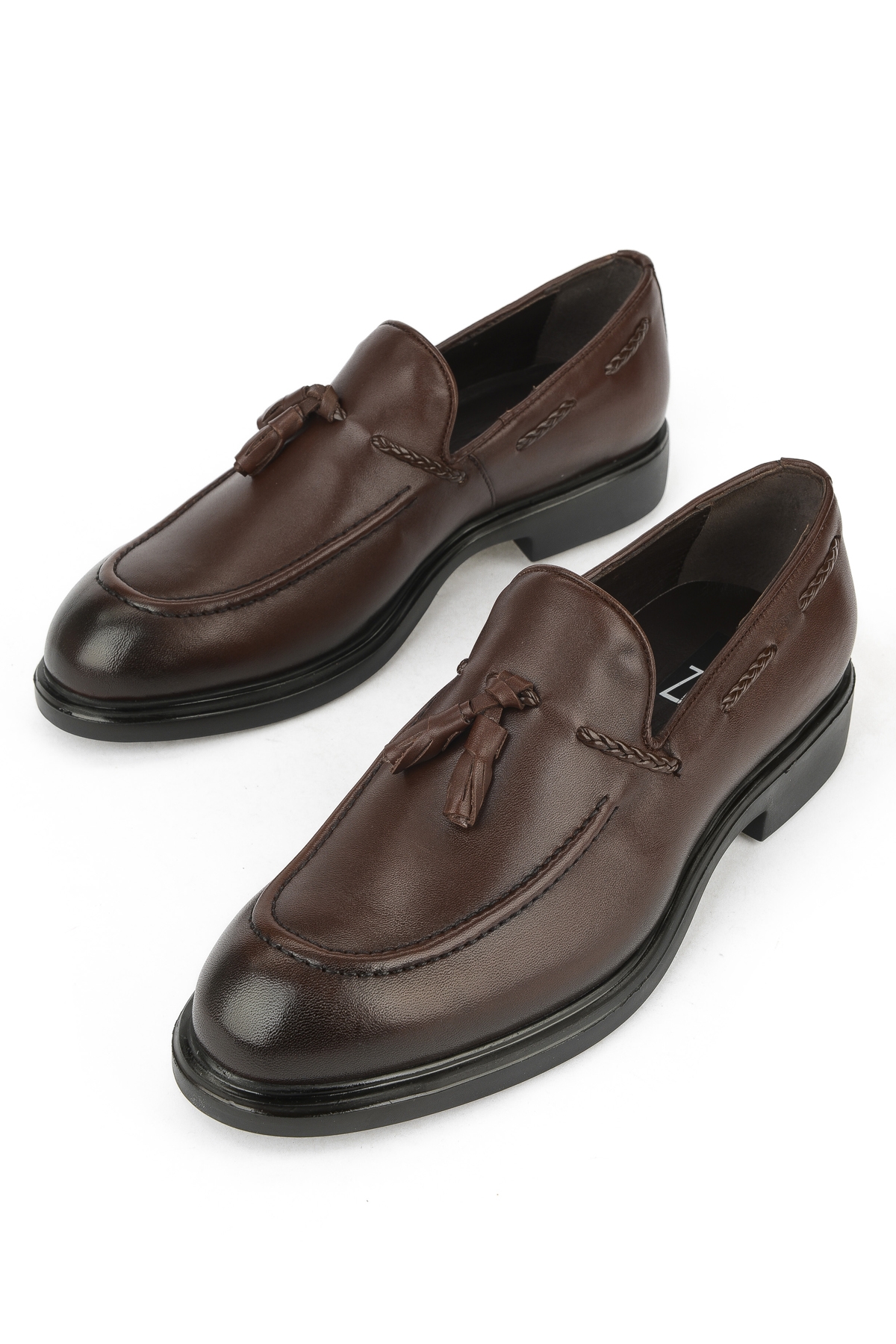 Erkek Hakiki Deri Ayakkabı 1531043Z4193 Kahve - Görsel 6