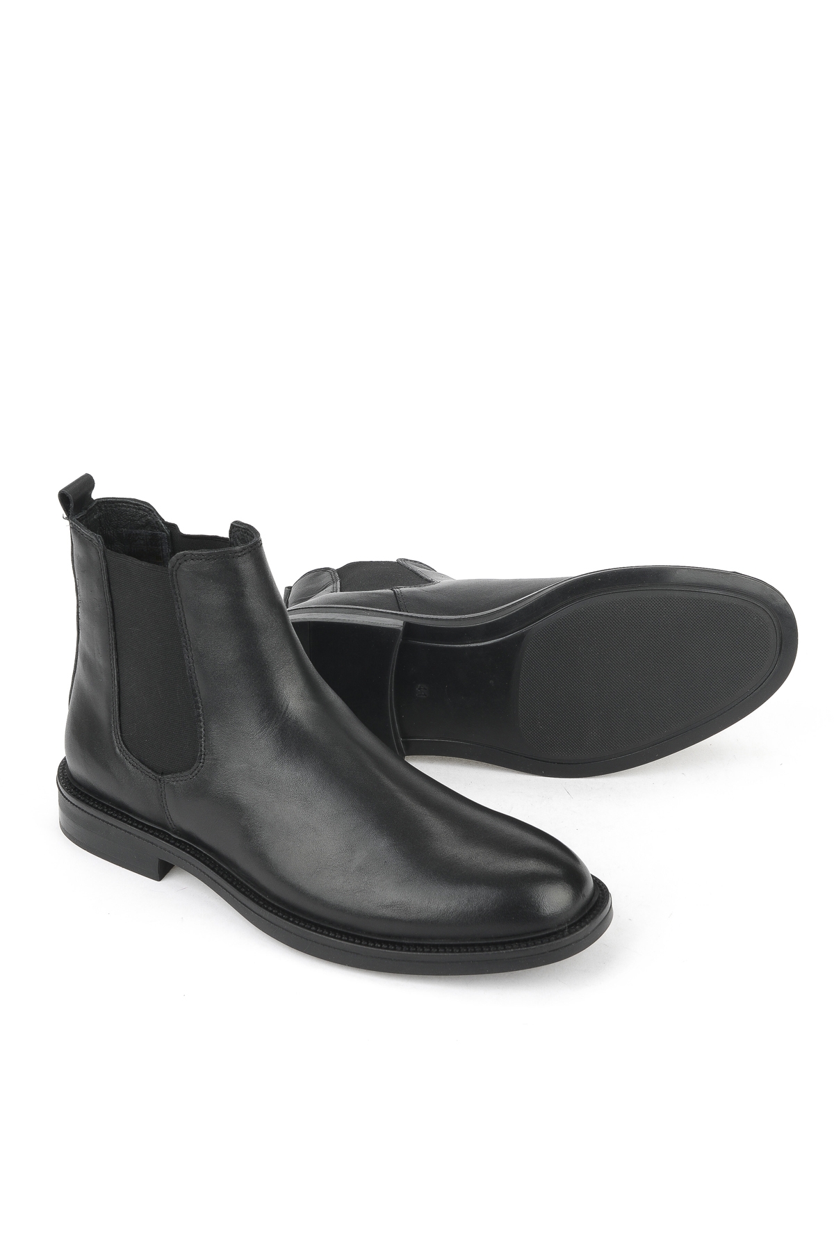 Erkek Hakiki Deri Bot 1531043Z41216 Siyah - Görsel 5