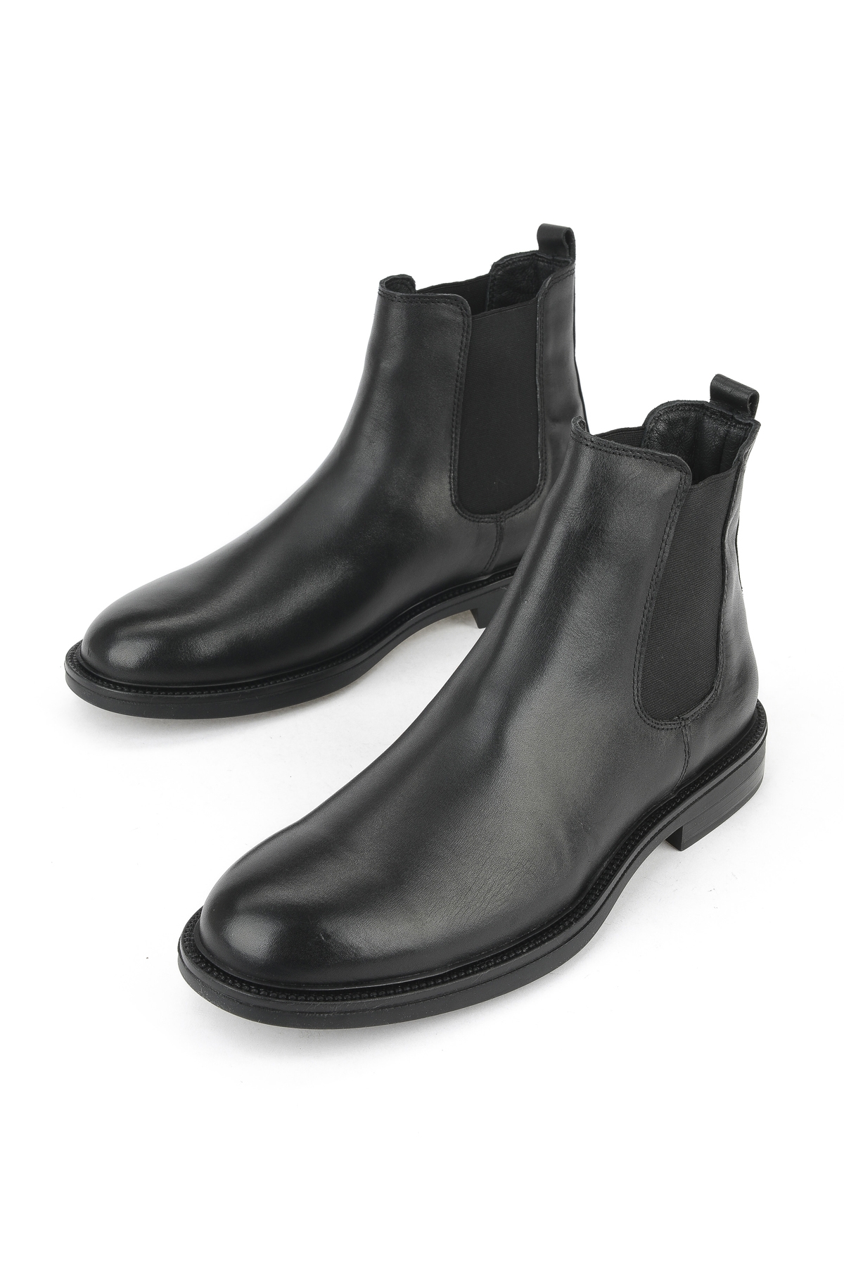 Erkek Hakiki Deri Bot 1531043Z41216 Siyah - Görsel 6