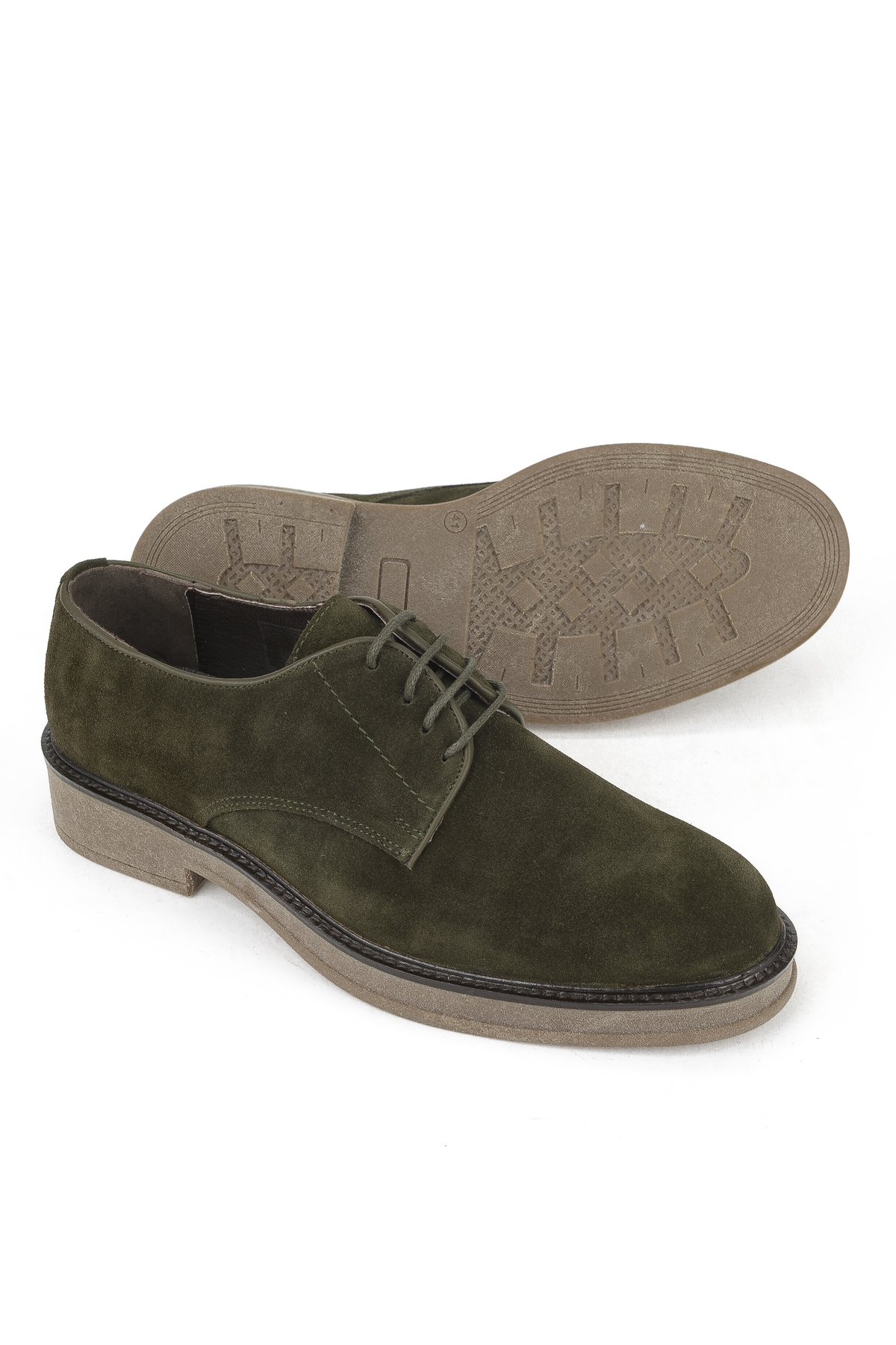 Erkek Hakiki Deri Ayakkabı 1531043Z0210 Haki - Görsel 5