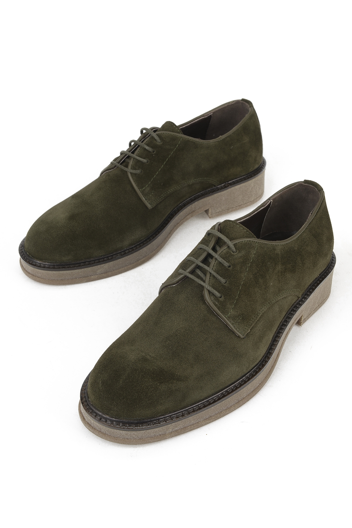 Erkek Hakiki Deri Ayakkabı 1531043Z0210 Haki - Görsel 6