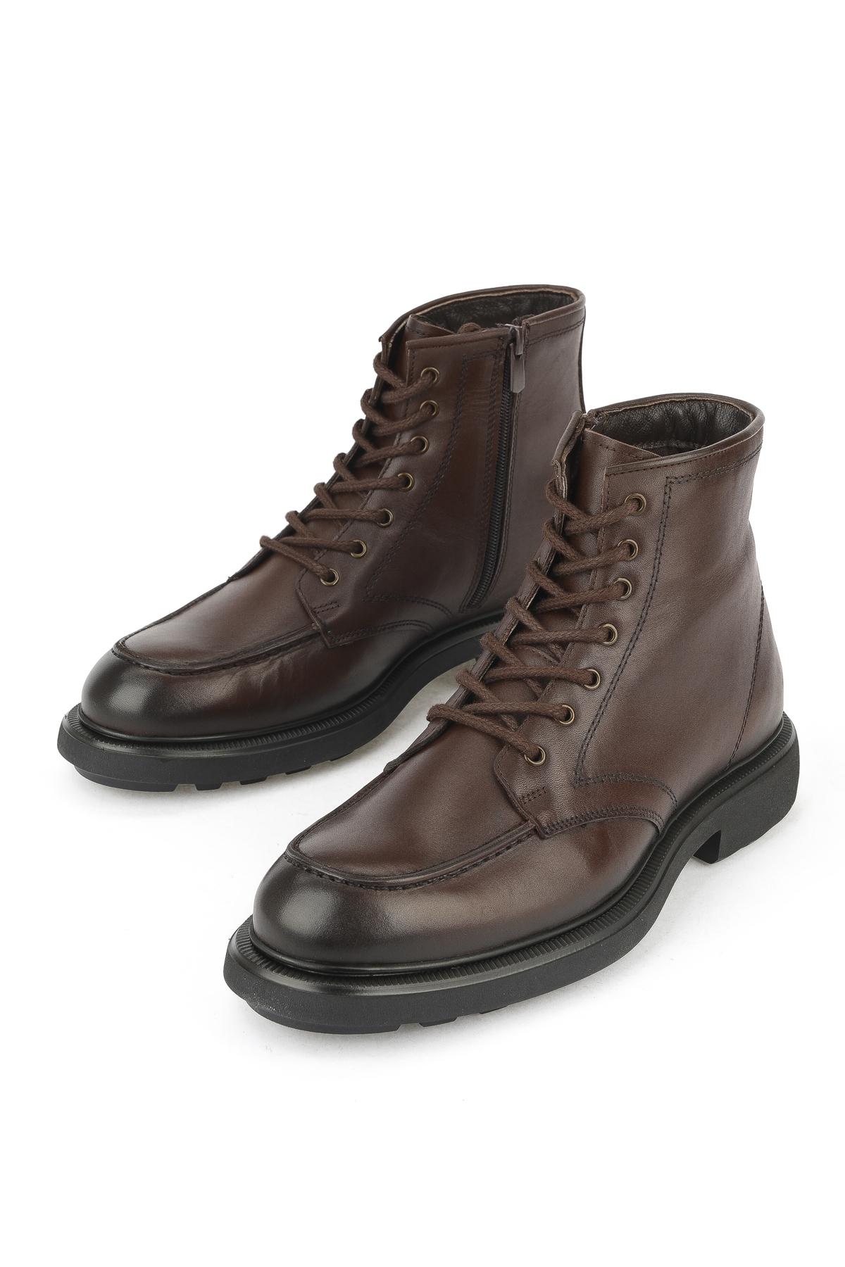 Erkek Hakiki Deri Bot 1531043Z4048 Kahve - Görsel 6