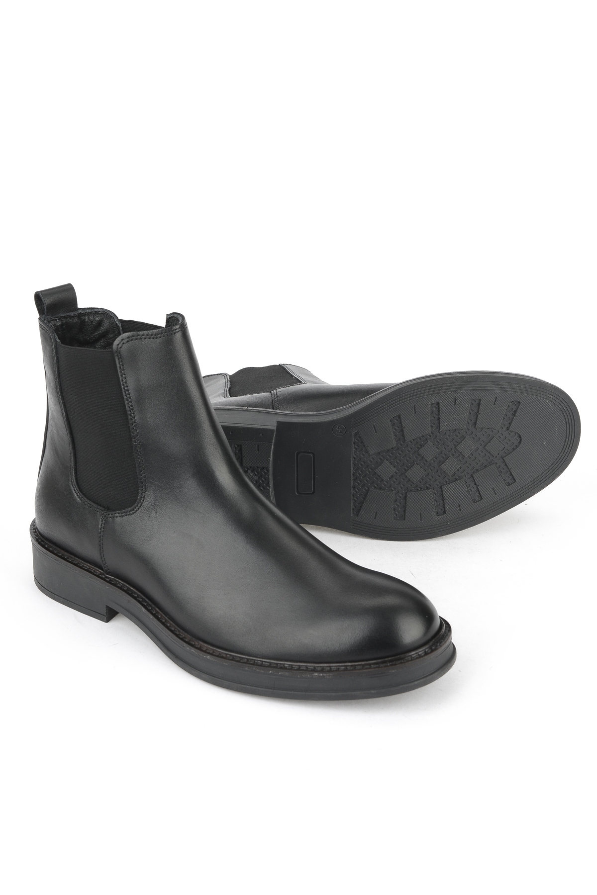 Erkek Hakiki Deri Bot 1531043Z028 Siyah - Görsel 5