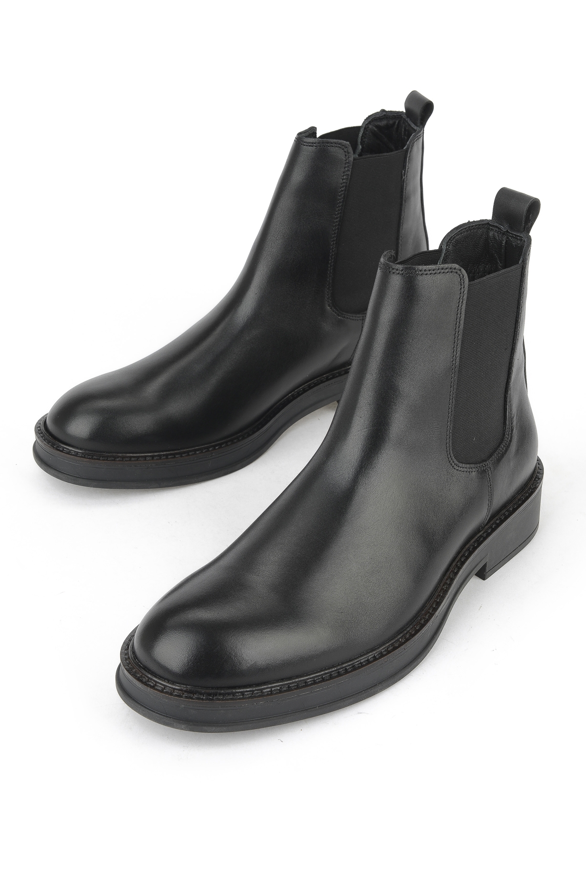 Erkek Hakiki Deri Bot 1531043Z028 Siyah - Görsel 6