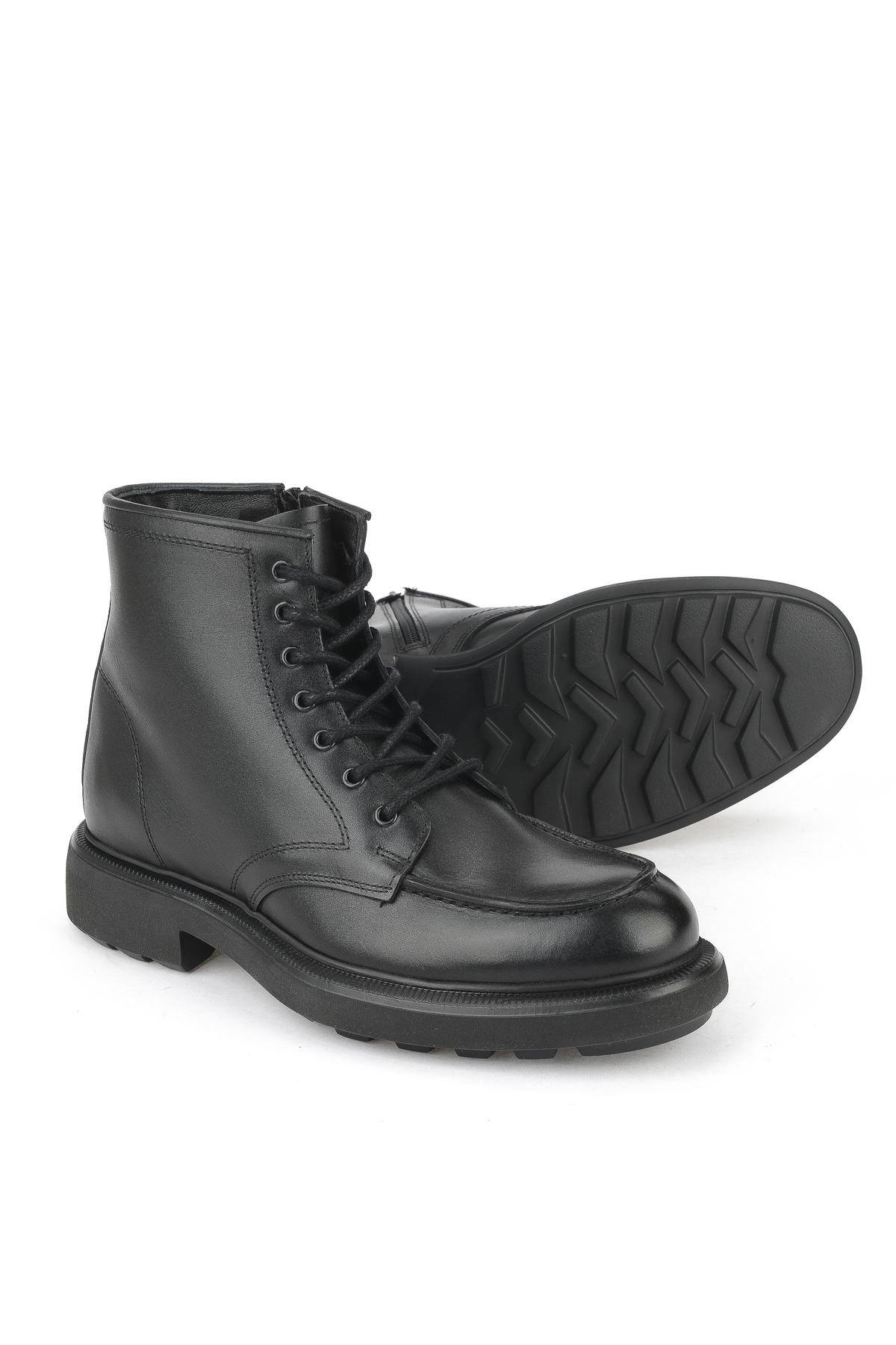 Erkek Hakiki Deri Bot 1531043Z4048 Siyah - Görsel 5
