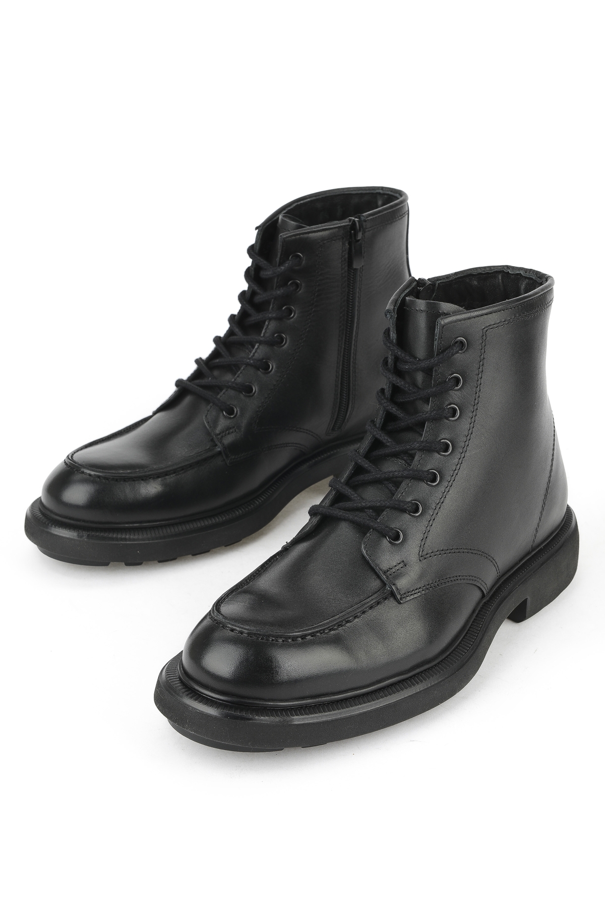 Erkek Hakiki Deri Bot 1531043Z4048 Siyah - Görsel 6