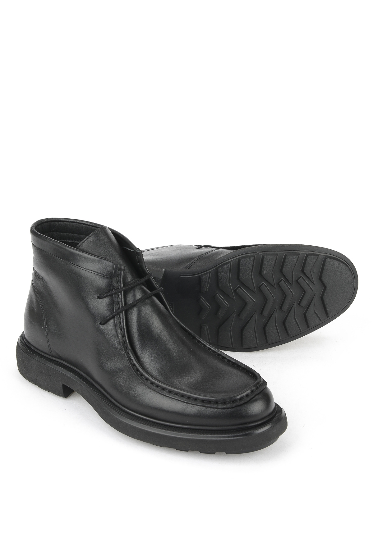 Erkek Hakiki Deri Bot 1531043Z4049 Siyah - Görsel 5