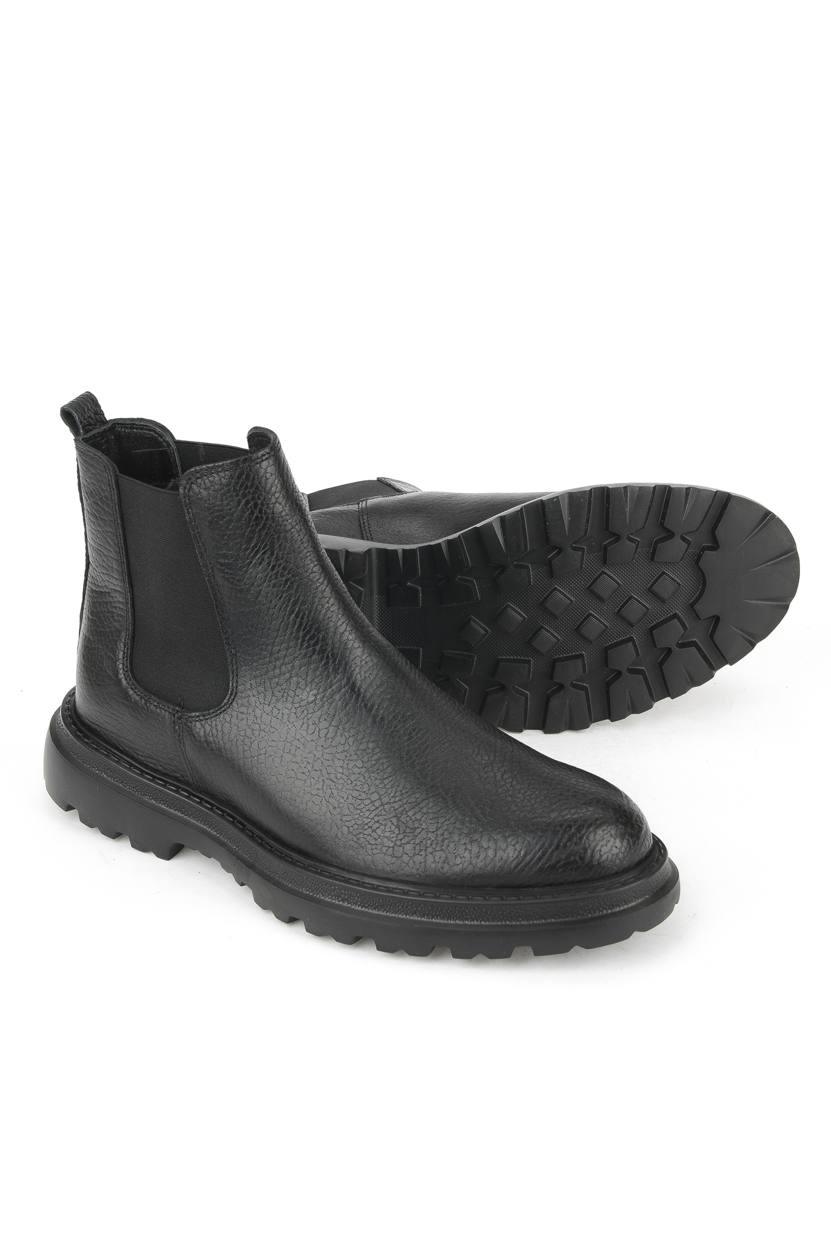 Erkek Hakiki Deri Bot 1531043Z42015 Siyah - Görsel 5