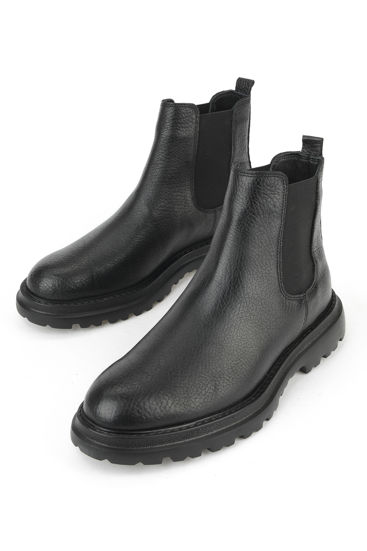 Erkek Hakiki Deri Bot 1531043Z42015 Siyah - Görsel 6