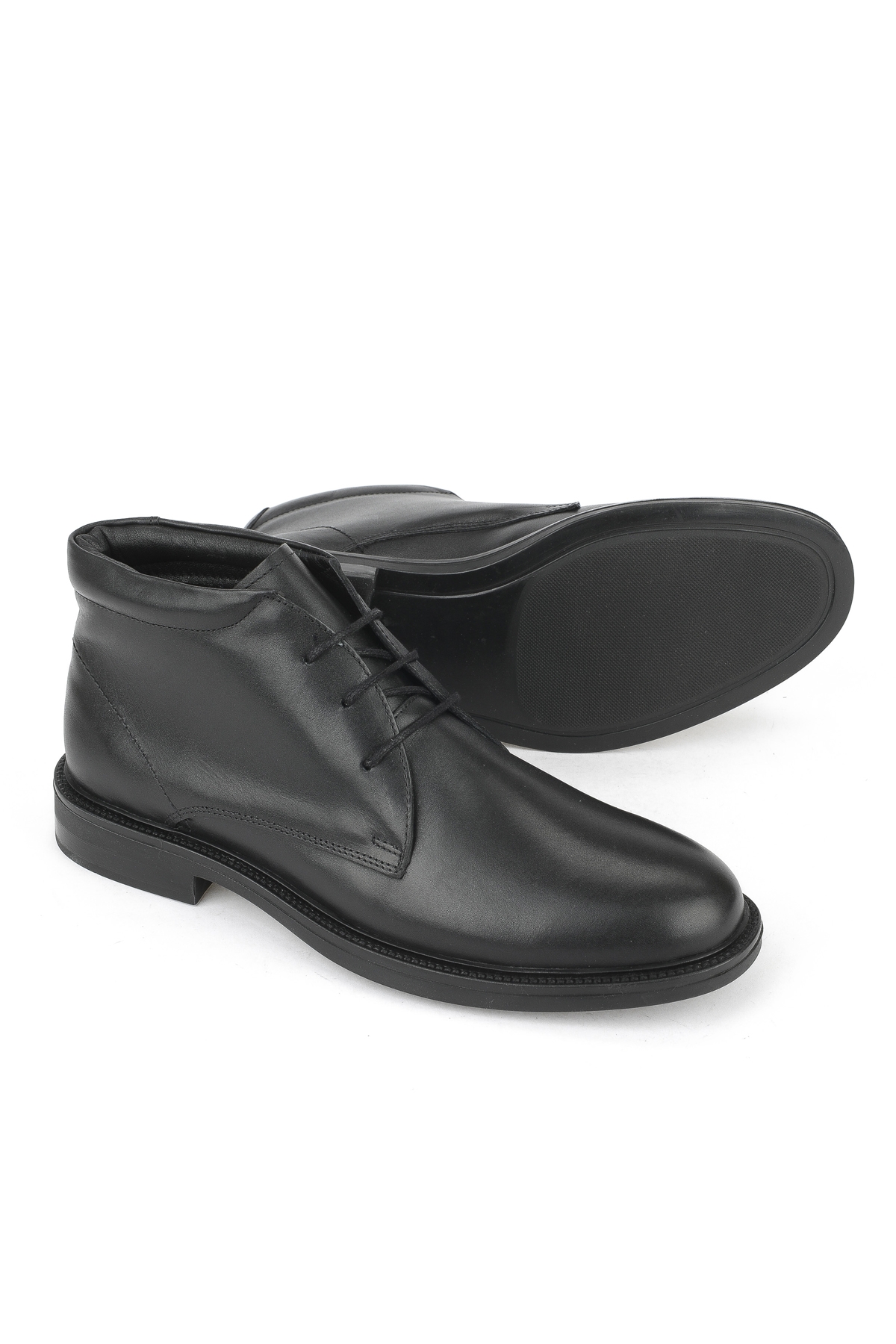 Erkek Hakiki Deri Bot 1531043Z41215 Siyah - Görsel 5