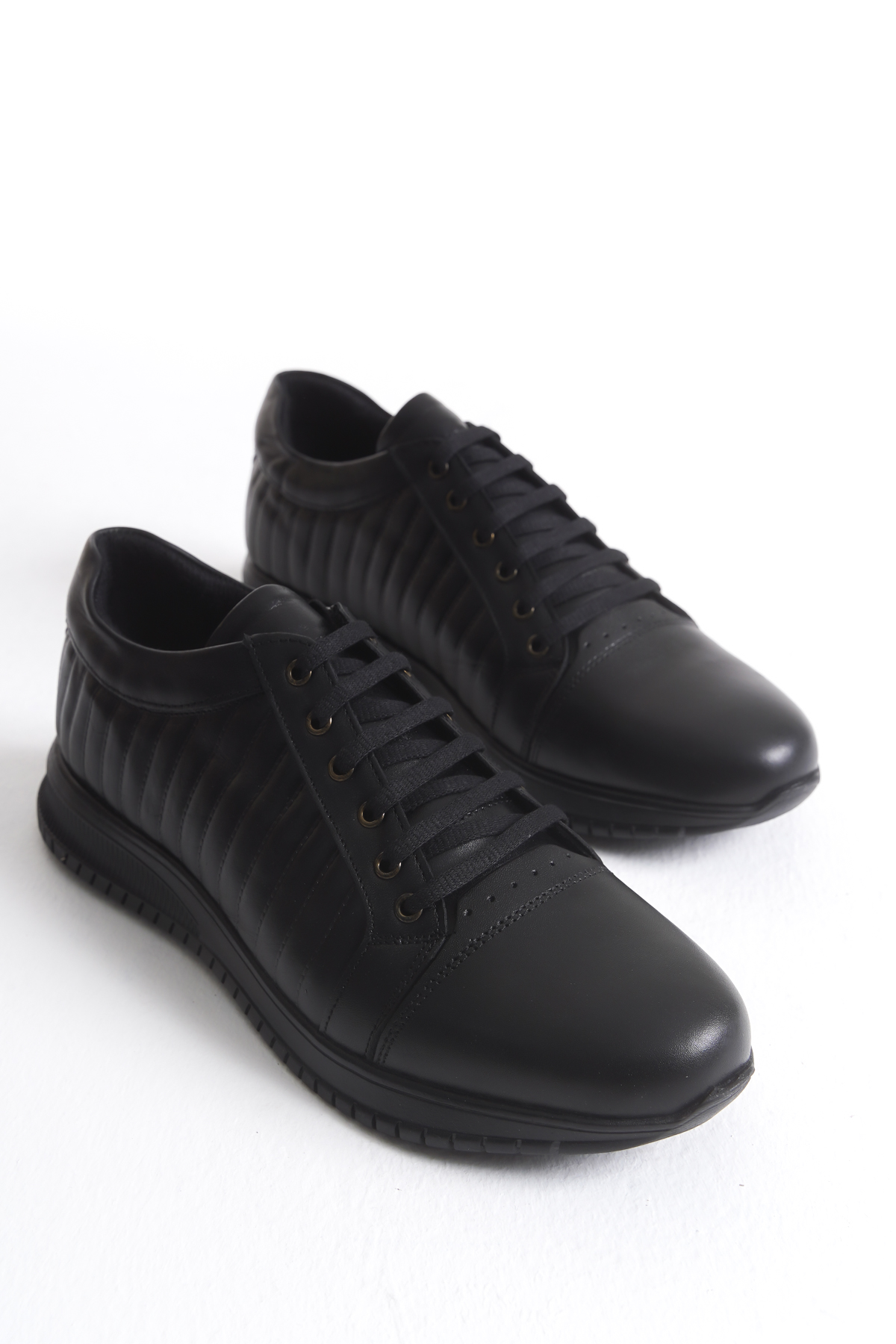 2025 Erkek Hakiki Deri Ayakkabı Siyah - Görsel 3