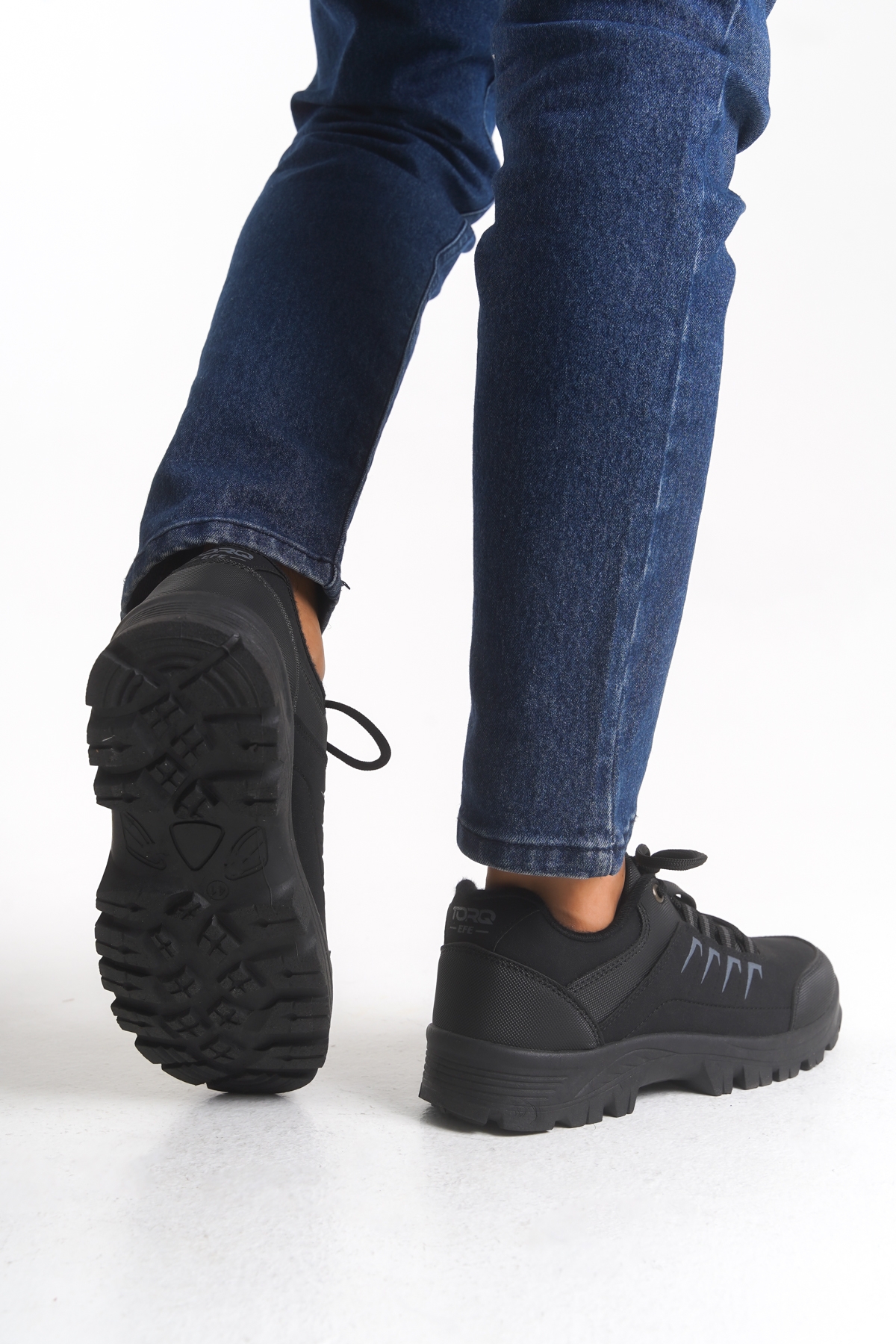 Erkek Günlük Trekking Ayakkabı Siyah - Görsel 3