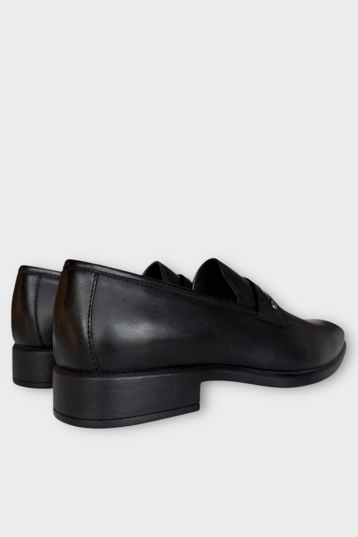 Erkek Hakiki Deri Ayakkabı SİYAH - Görsel 6