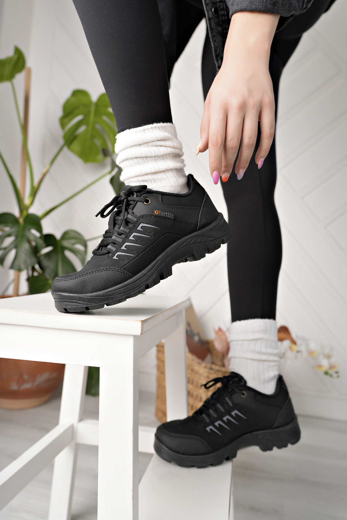 Kadın Su Soğuk Dayanıklı Günlük Kışlık Ayakkabı Siyah - Görsel 2