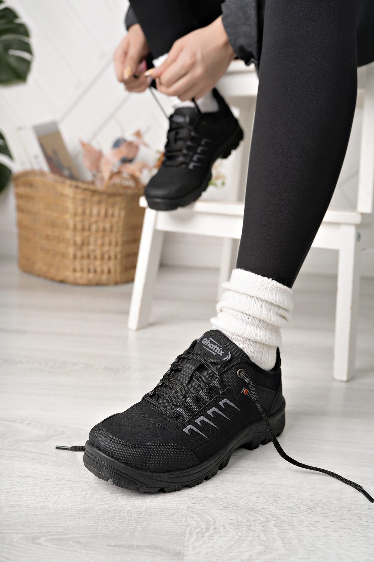 Kadın Su Soğuk Dayanıklı Günlük Kışlık Ayakkabı Siyah - Görsel 3