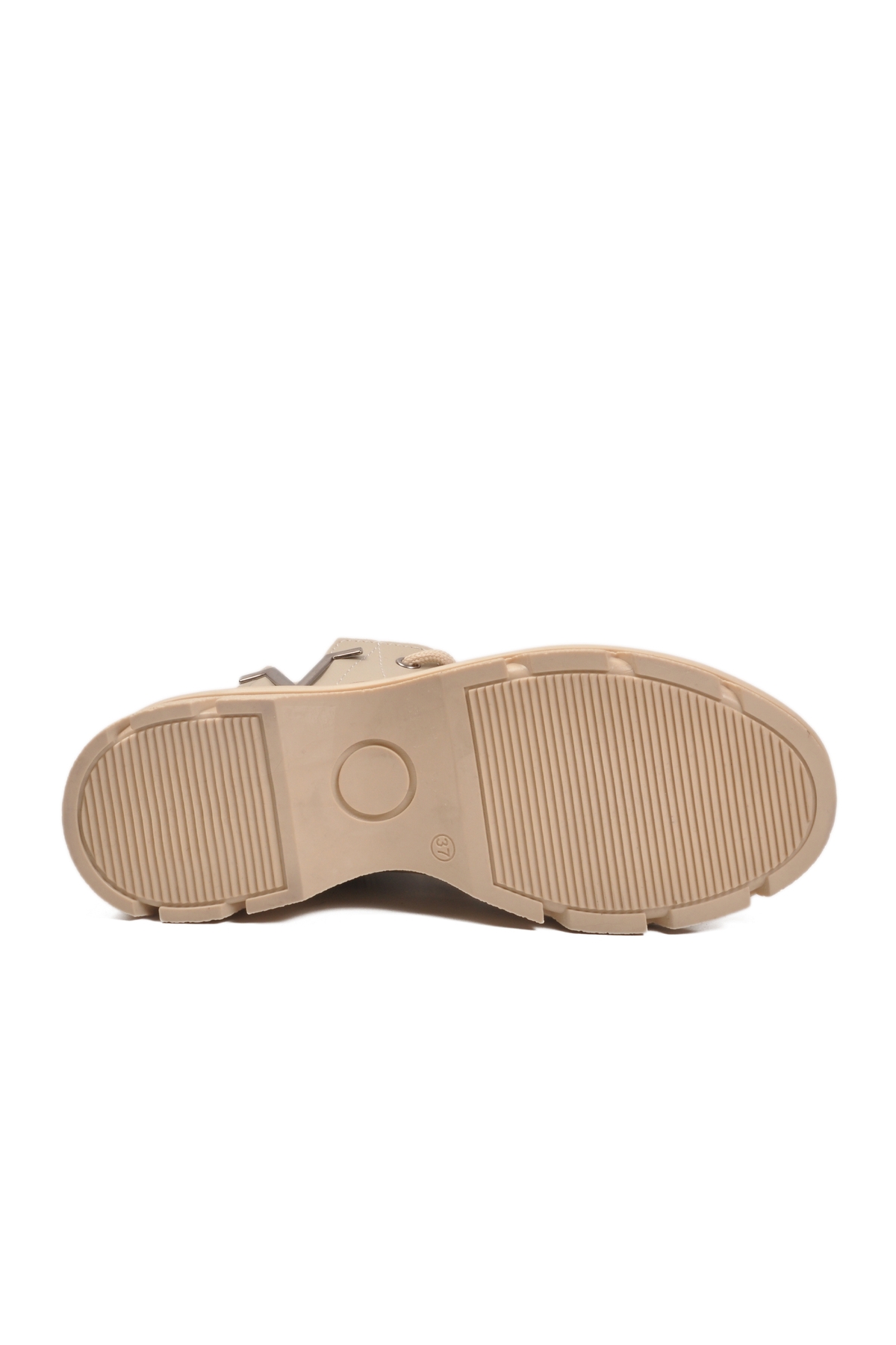 Aspor Bej Bağcıklı Fermuarlı Polarlı Kadın Worker Bot - Görsel 6