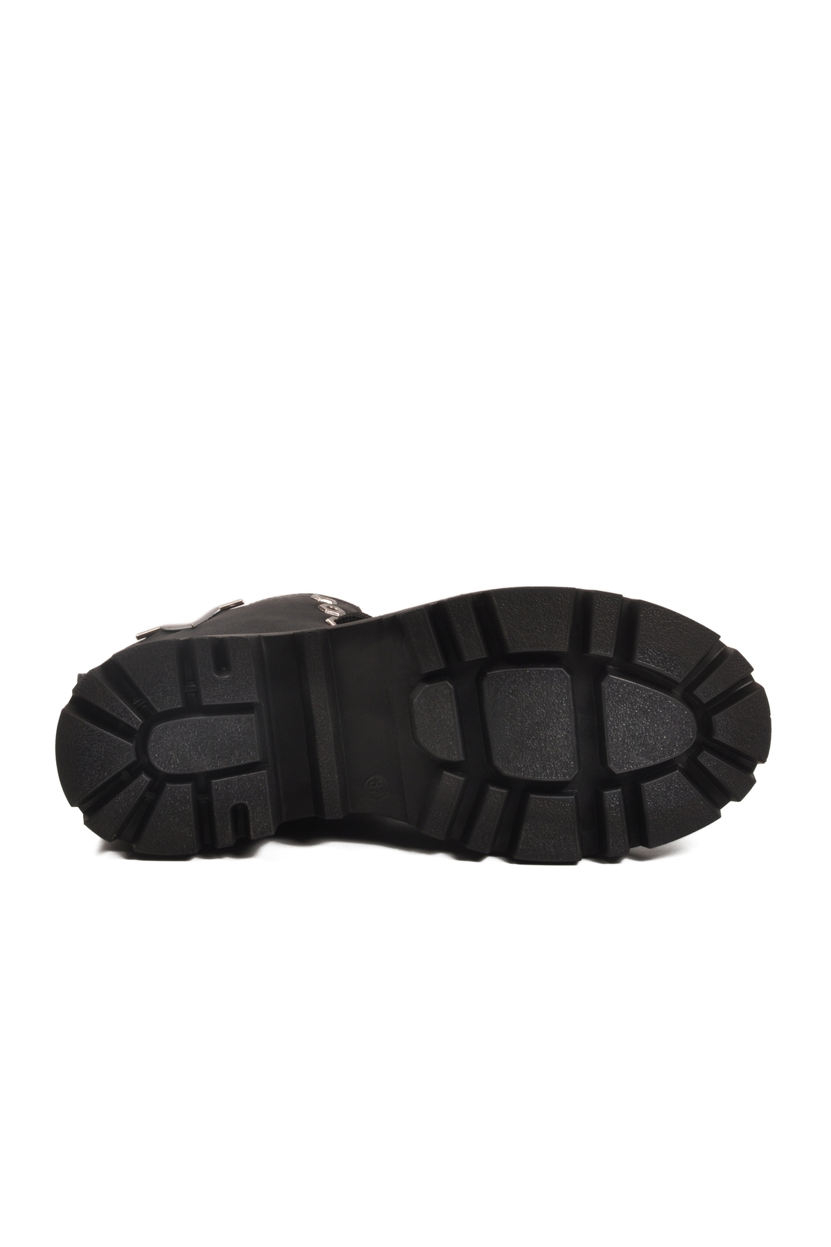 Aspor Siyah Zümrüt Bağcıklı Fermuarlı Kadın Worker Bot - Görsel 6