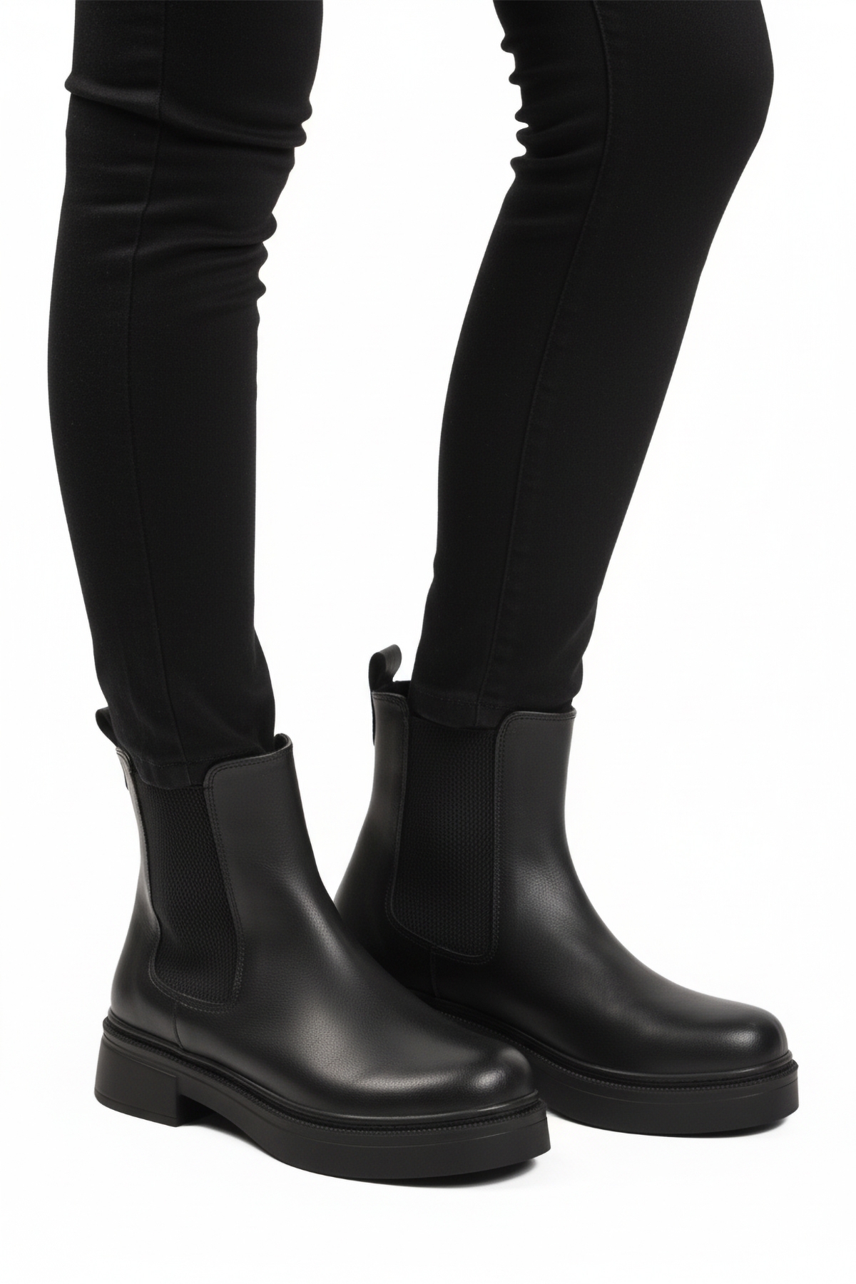 Aspor Siyah Polarlı Kadın Chelsea Bot - Görsel 2