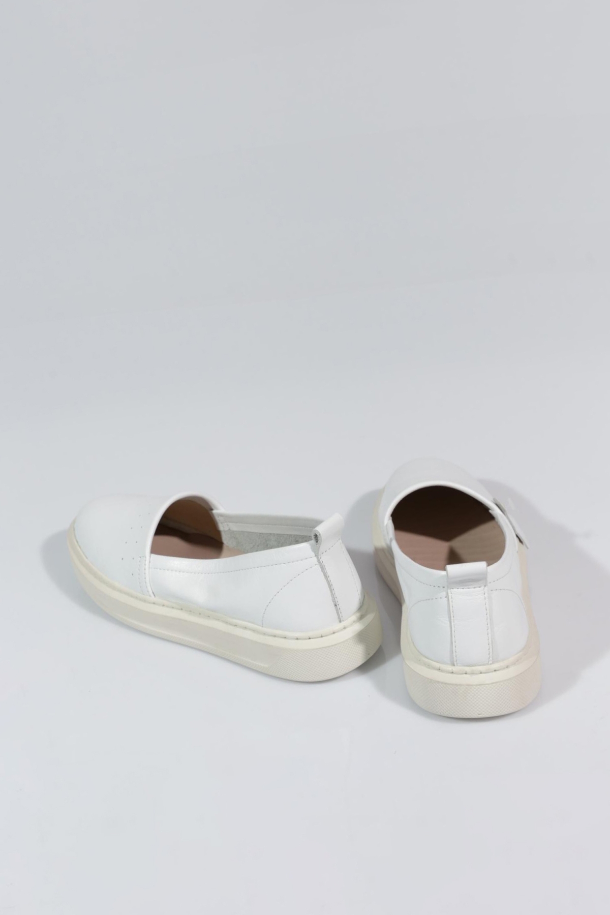 Dgn Dgn Beyaz P63 Kadin İnce Taban Comfort Ayakkabi Casual Ayakkabı | Flo Beyaz - 4. görsel