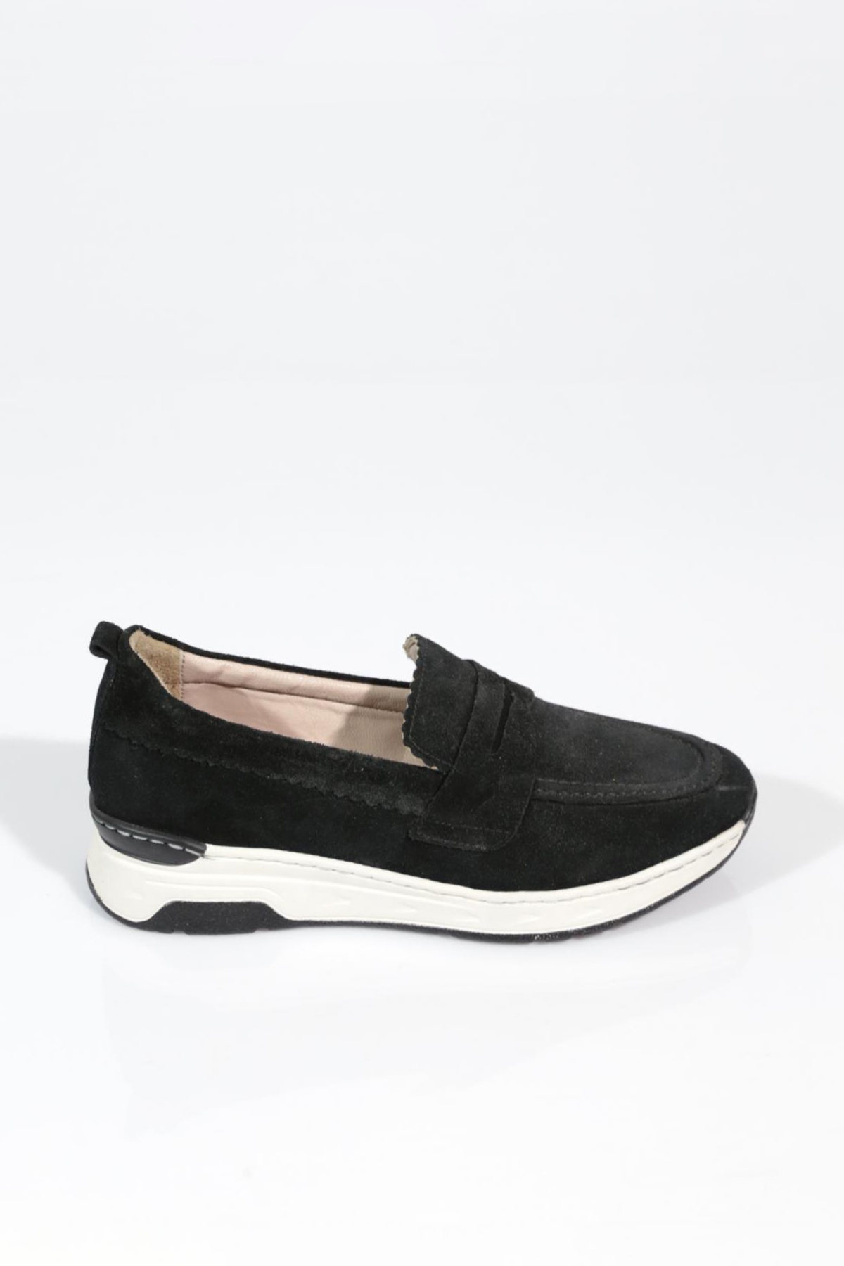 P48 Kadin Şeritli Comfort Ayakkabi - Görsel 2