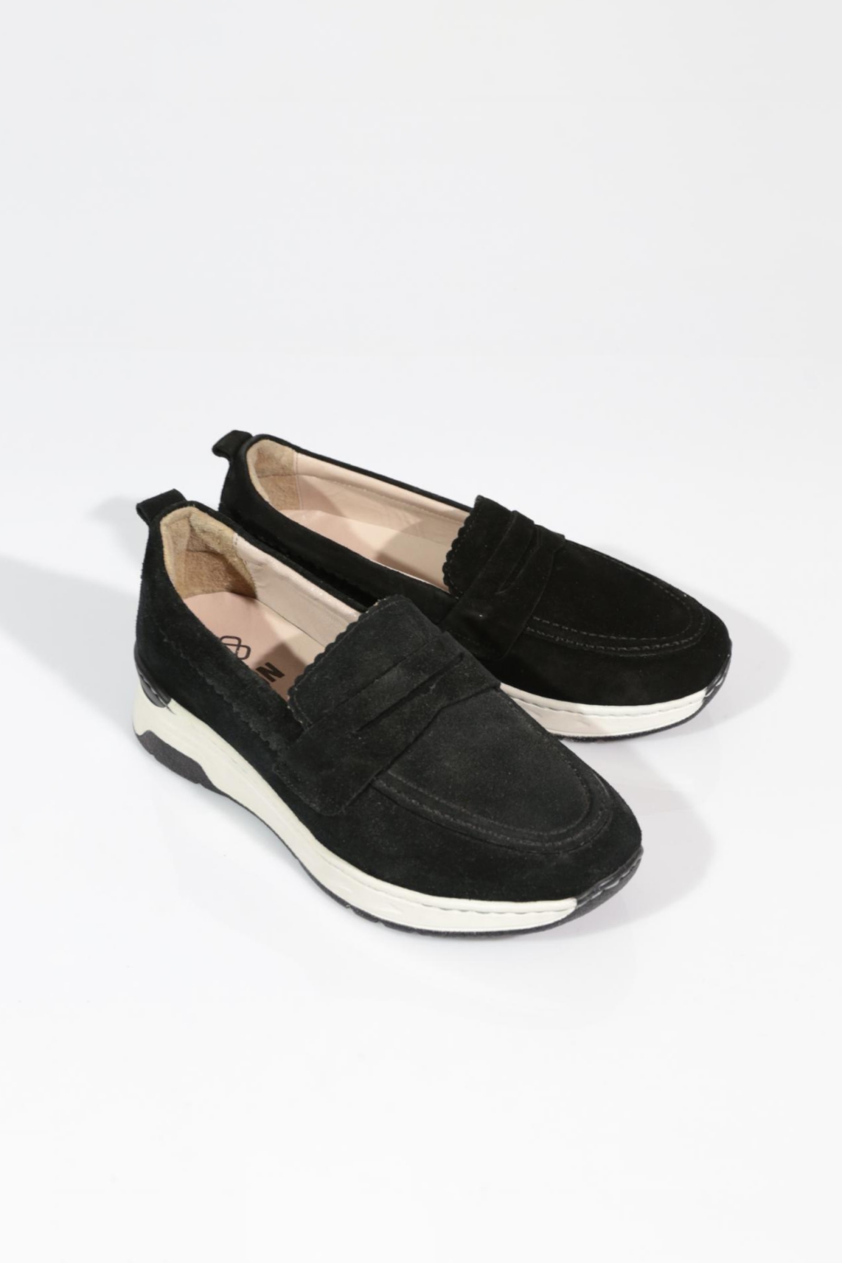 P48 Kadin Şeritli Comfort Ayakkabi - Görsel 3