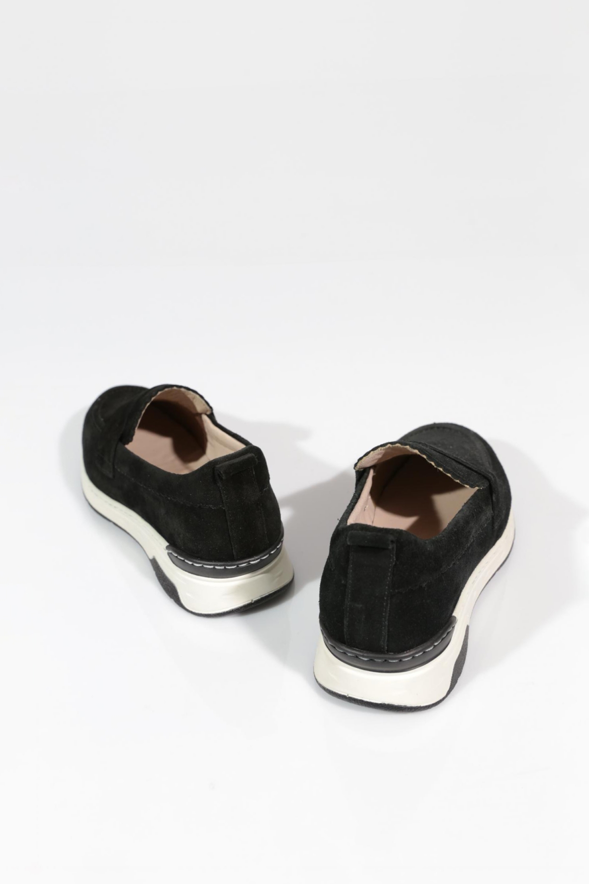 P48 Kadin Şeritli Comfort Ayakkabi - Görsel 4