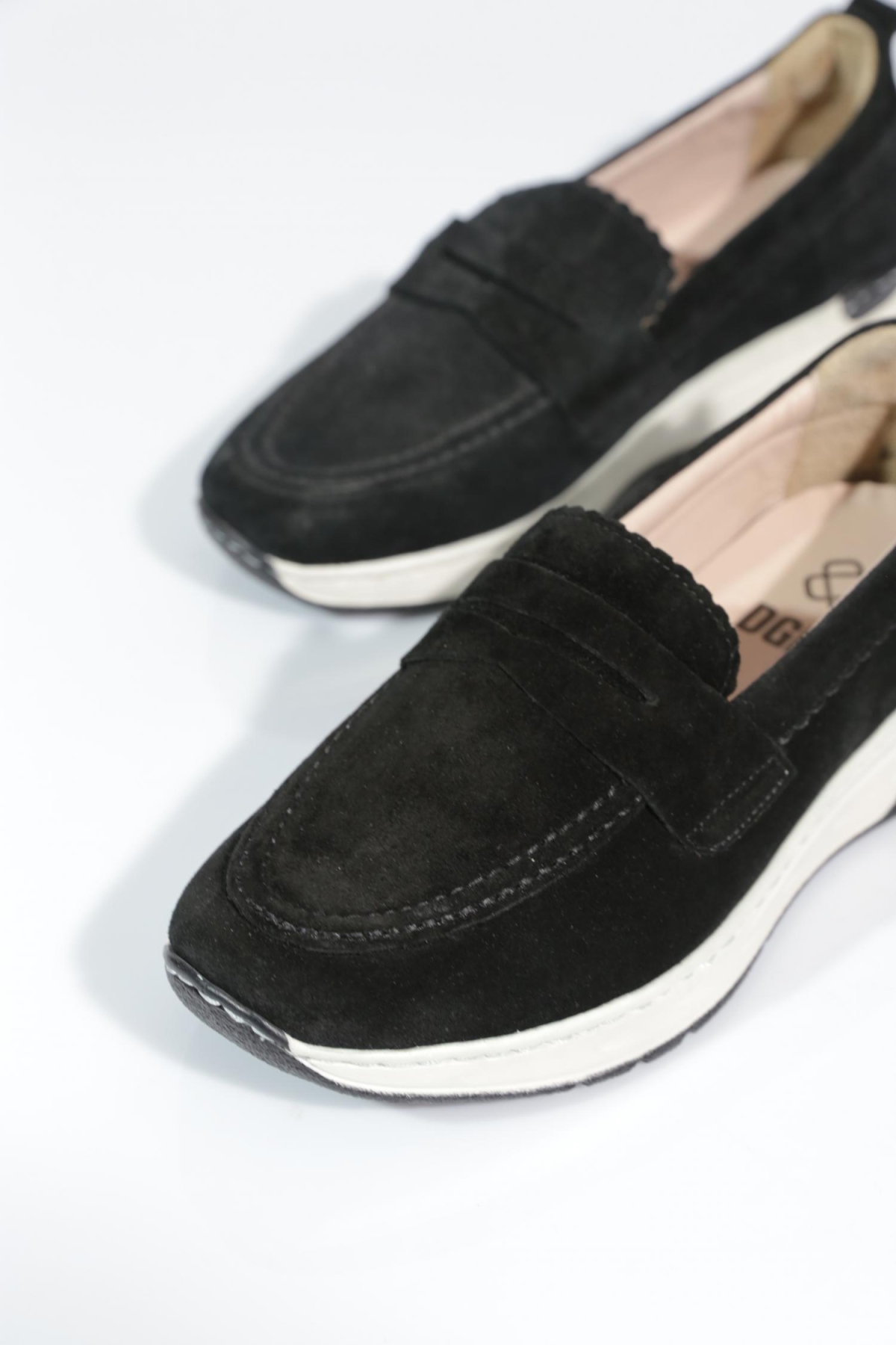 P48 Kadin Şeritli Comfort Ayakkabi - Görsel 5