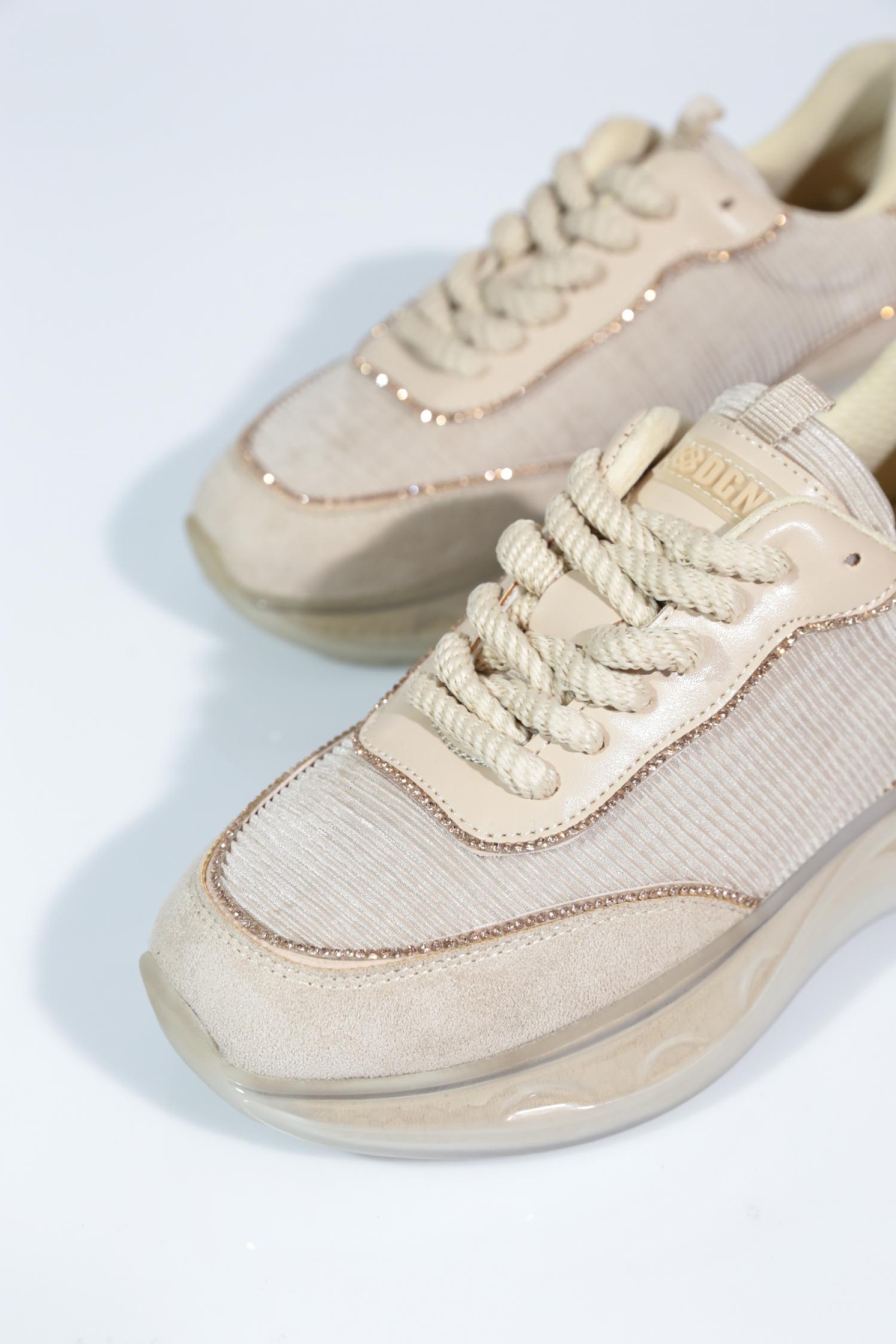 B1010 Kadin Kalin Taban Sneakers Ayakkabi - Görsel 5