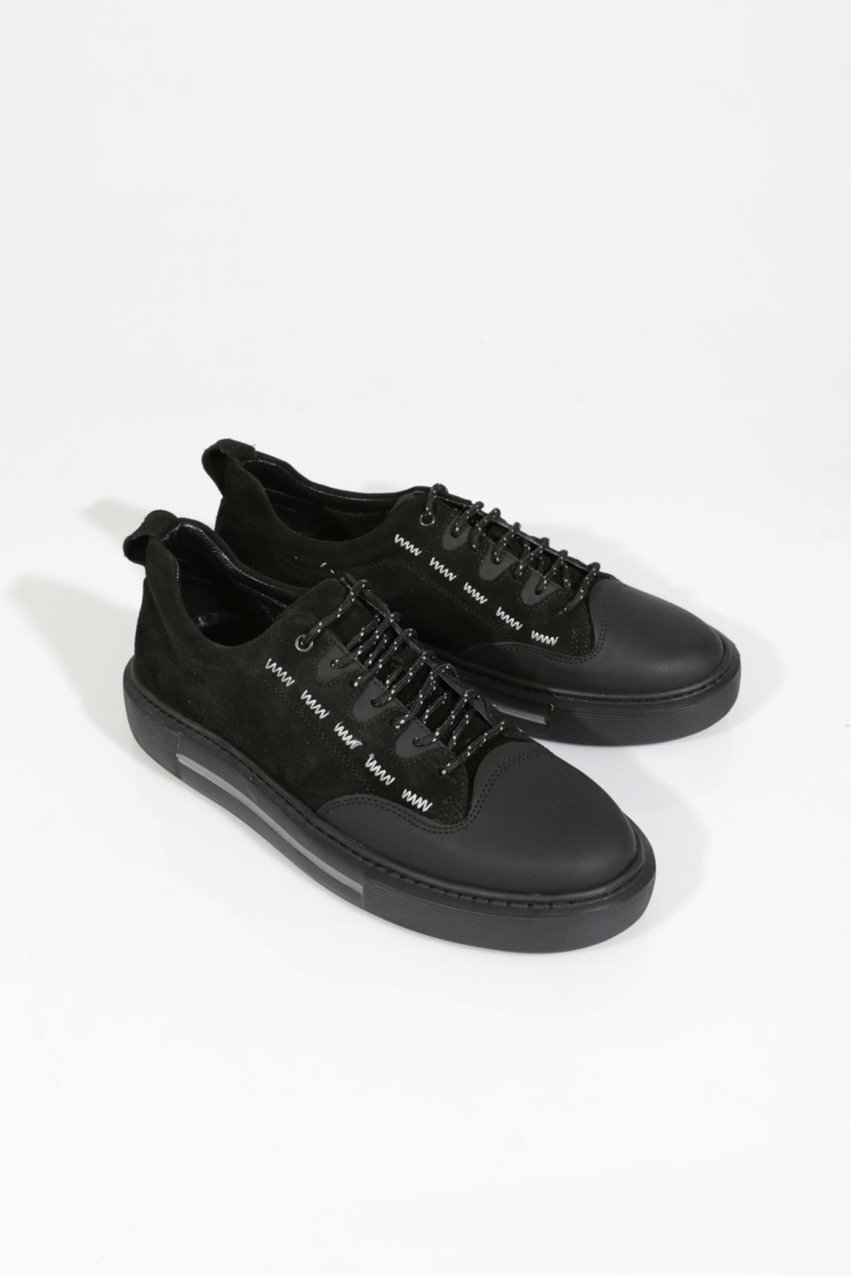 9982 Erkek Düz Taban Sneakers Ayakakbi - Görsel 3