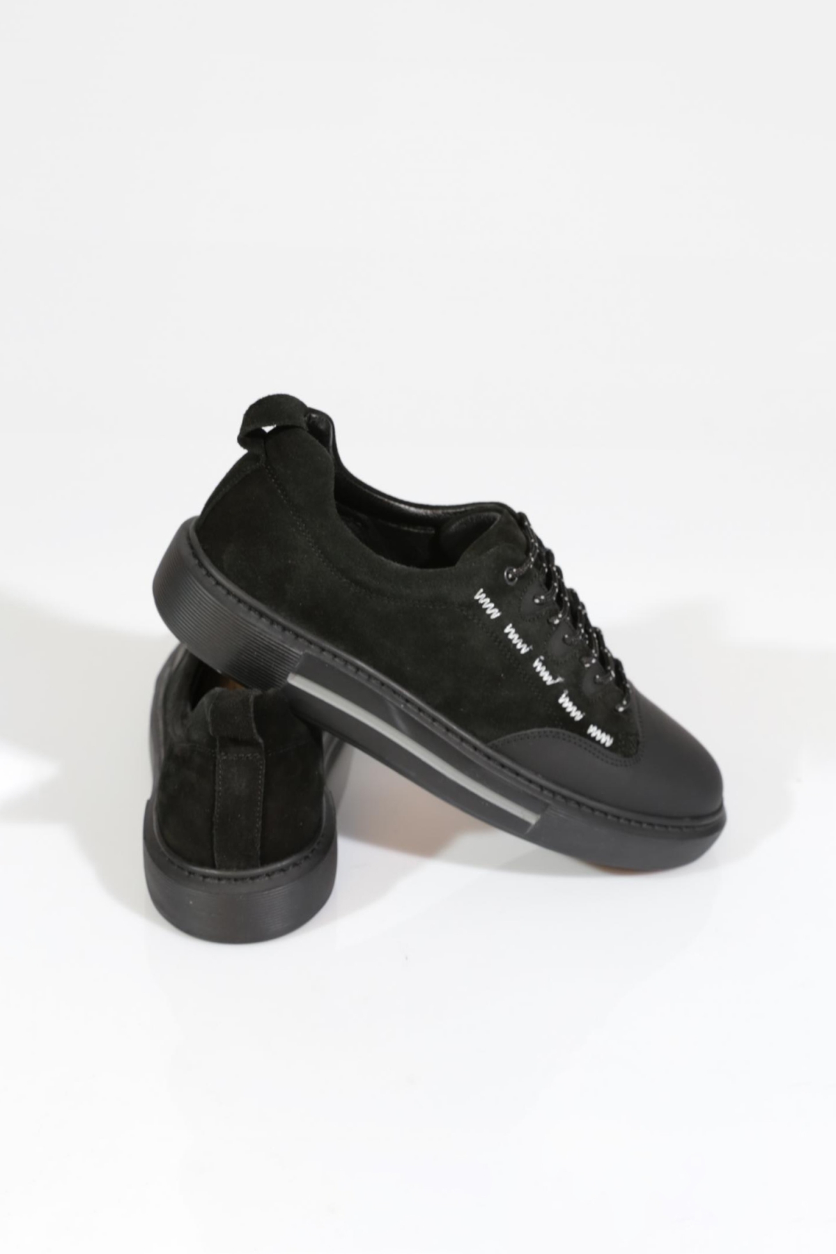 9982 Erkek Düz Taban Sneakers Ayakakbi - Görsel 4