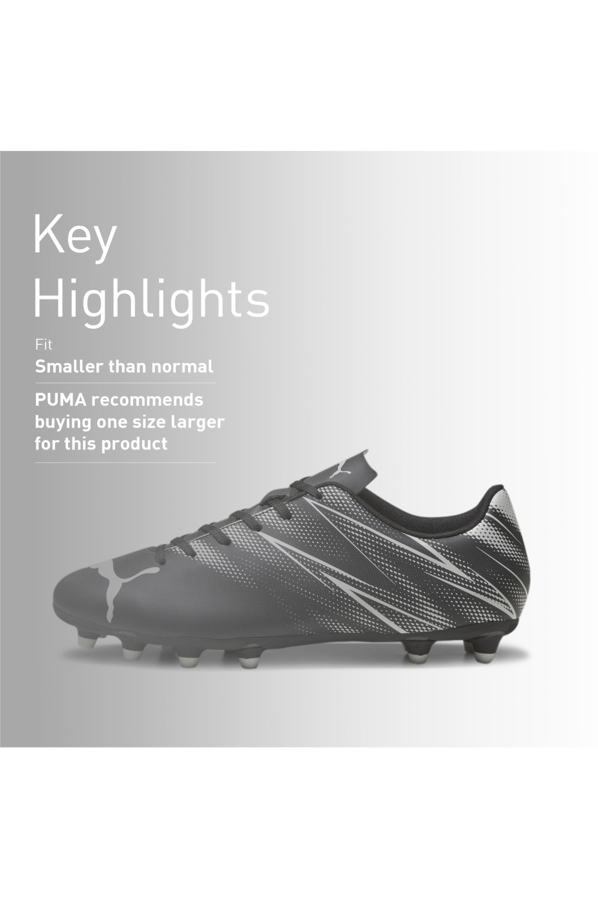 Puma Puma Siyah Attacanto FG/AG Erkek Krampon Flo'da! Siyah - 10. görsel