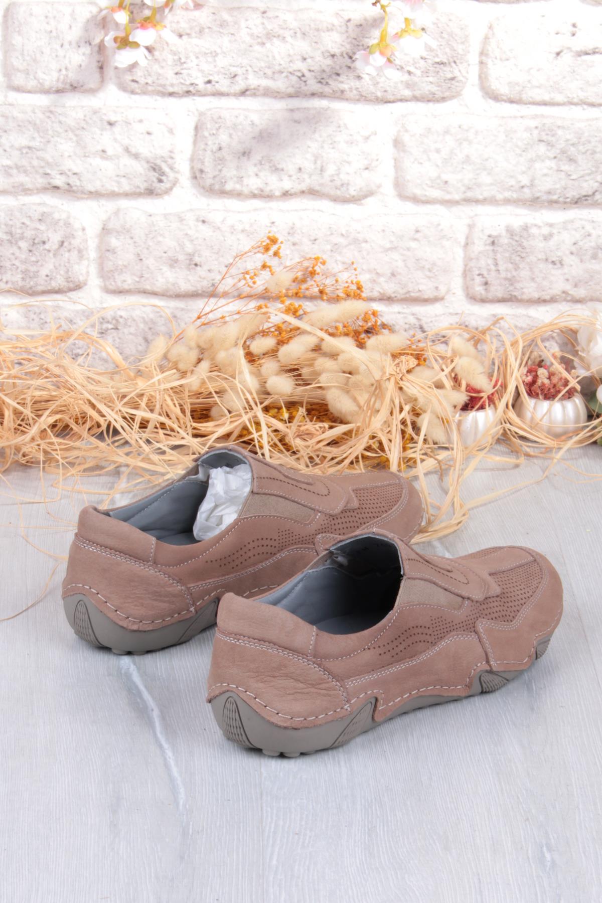 42326 Nubuk Comfort Rahat Esnek Hakiki Deri Erkek Ayakkabı - Görsel 5