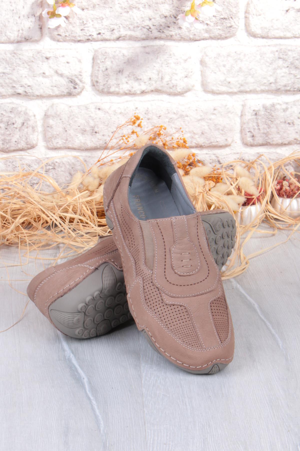 42326 Nubuk Comfort Rahat Esnek Hakiki Deri Erkek Ayakkabı - Görsel 6