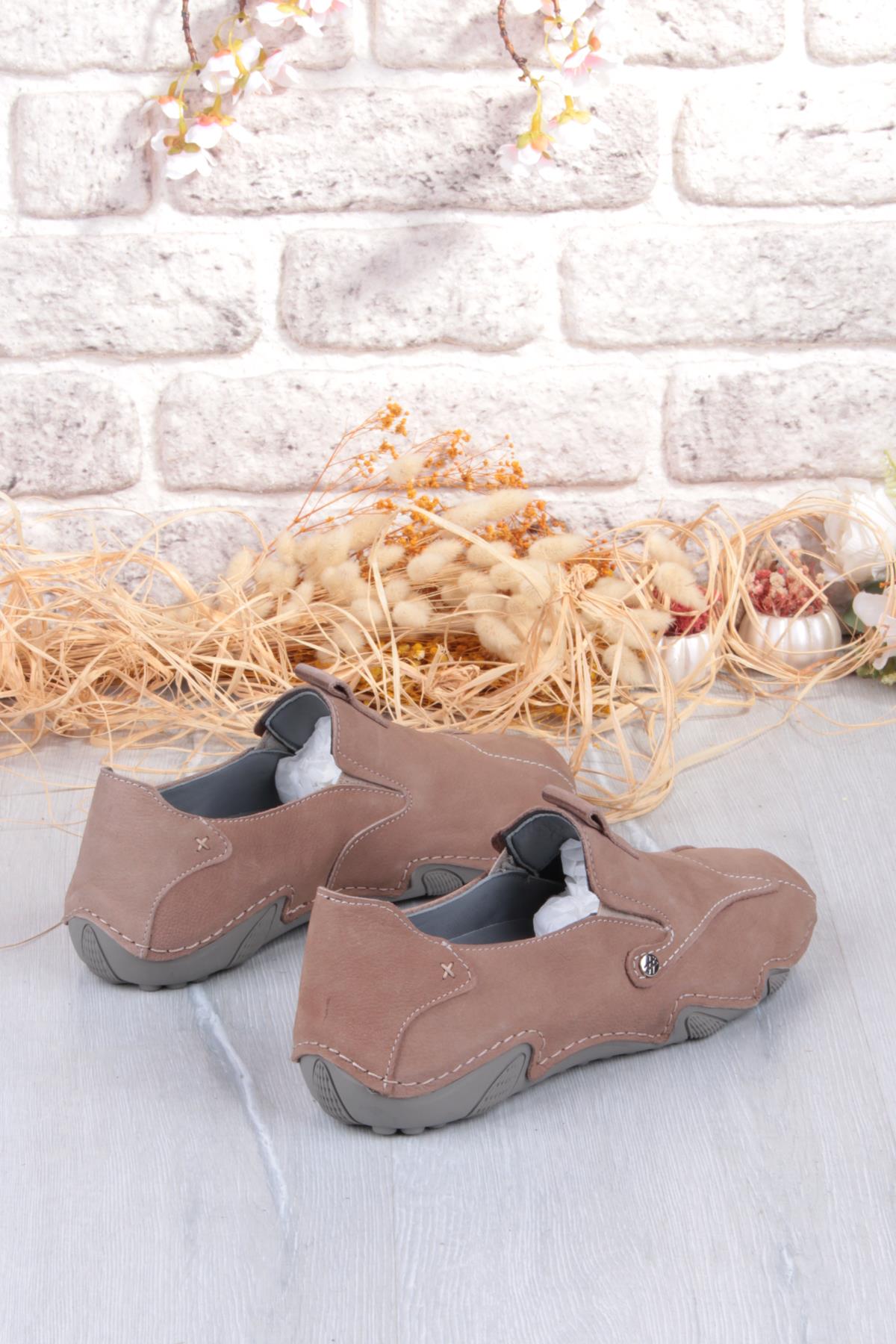 42323 Nubuk Comfort Rahat Esnek Hakiki Deri Erkek Ayakkabı - Görsel 5