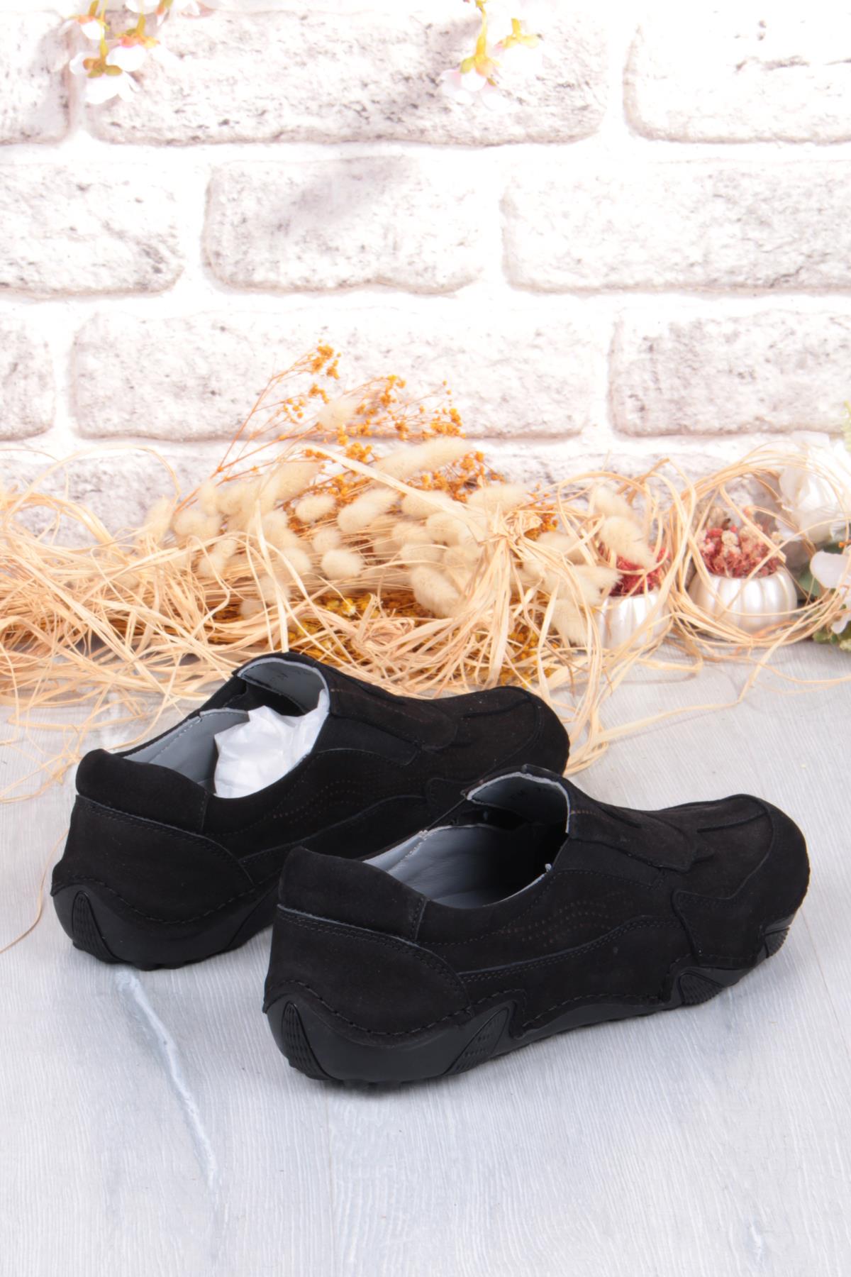 42326 Nubuk Comfort Rahat Esnek Hakiki Deri Erkek Ayakkabı - Görsel 5