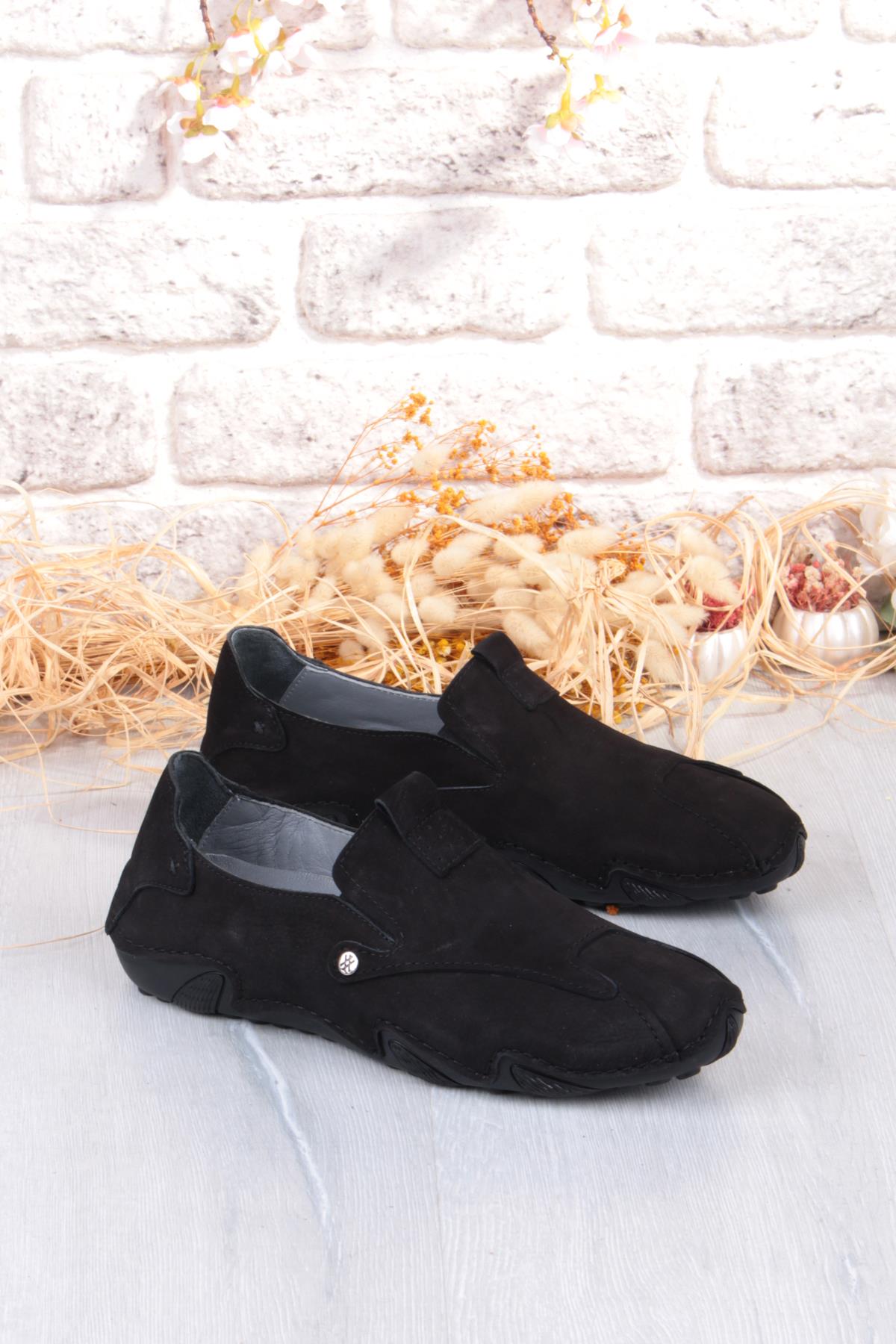 42323 Nubuk Comfort Rahat Esnek Hakiki Deri Erkek Ayakkabı - Görsel 2