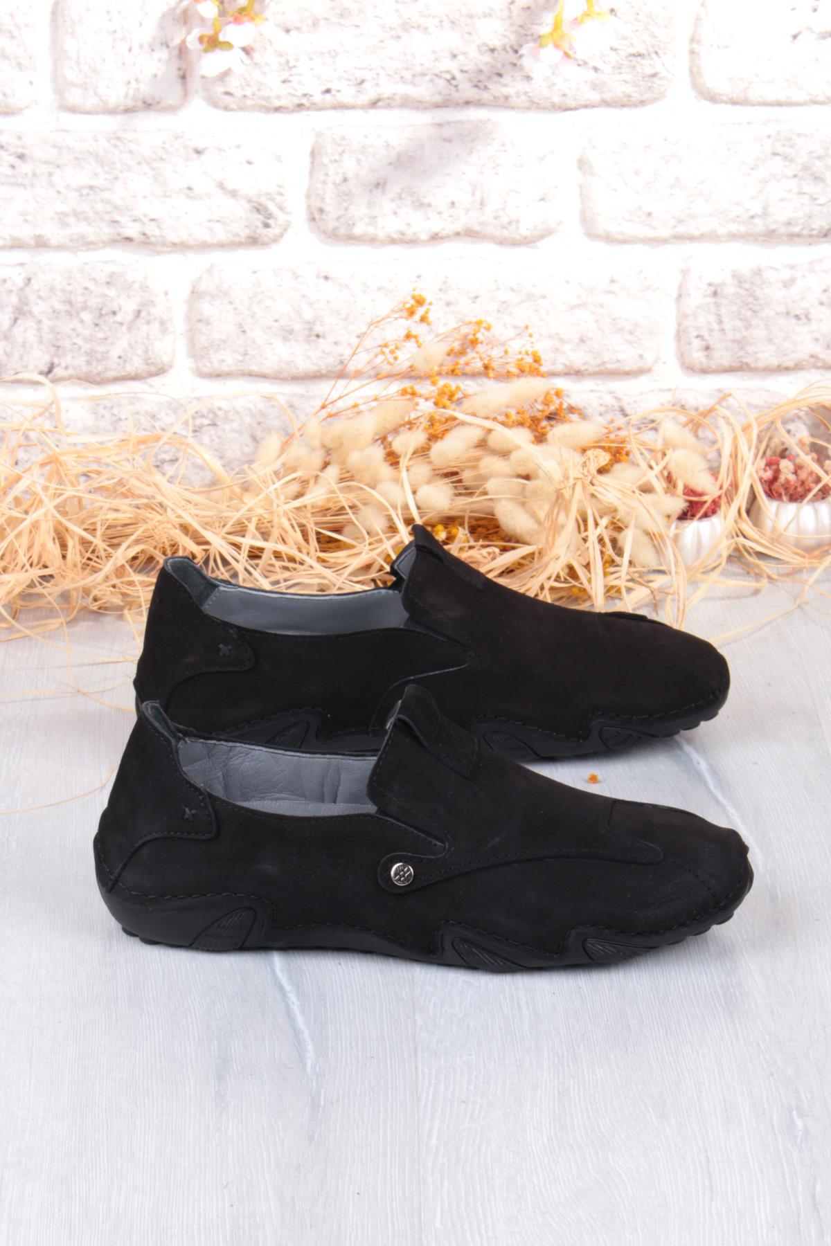 42323 Nubuk Comfort Rahat Esnek Hakiki Deri Erkek Ayakkabı - Görsel 3