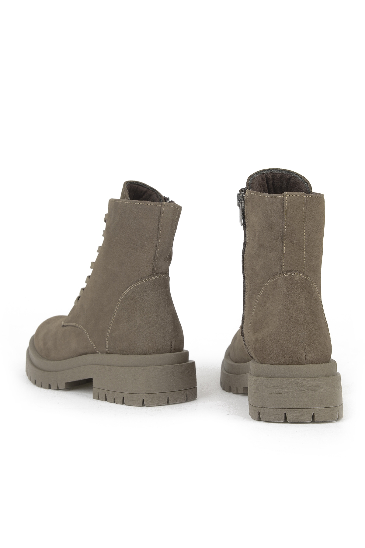 Kadın Hakiki Deri Bot 153359Z3052 Vizon - Görsel 4