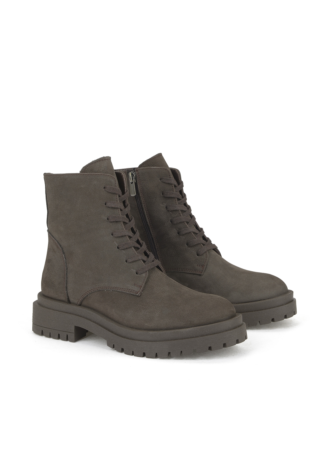 Kadın Hakiki Deri Bot 153359Z3052 Kahve - Görsel 3