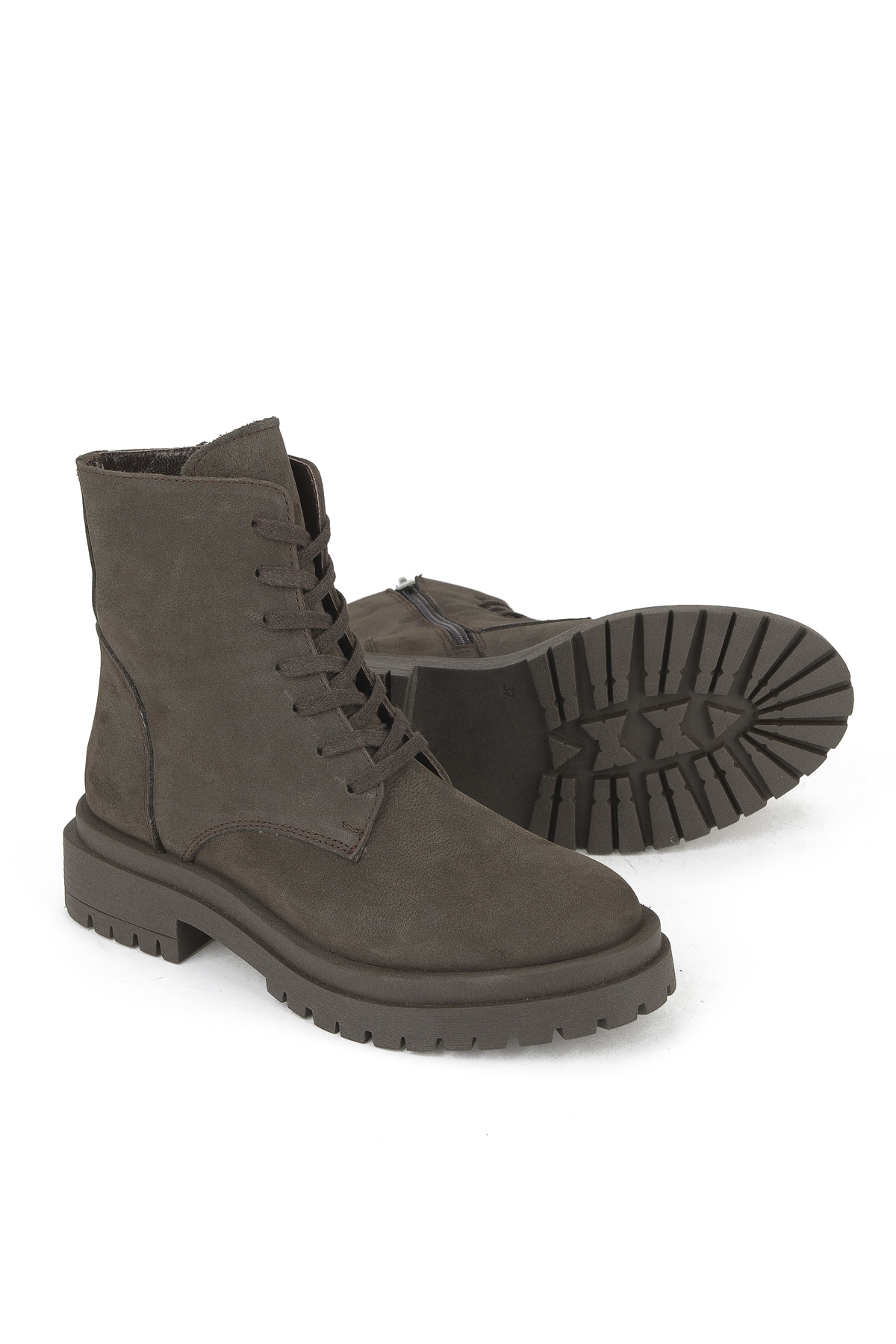 Kadın Hakiki Deri Bot 153359Z3052 Kahve - Görsel 5