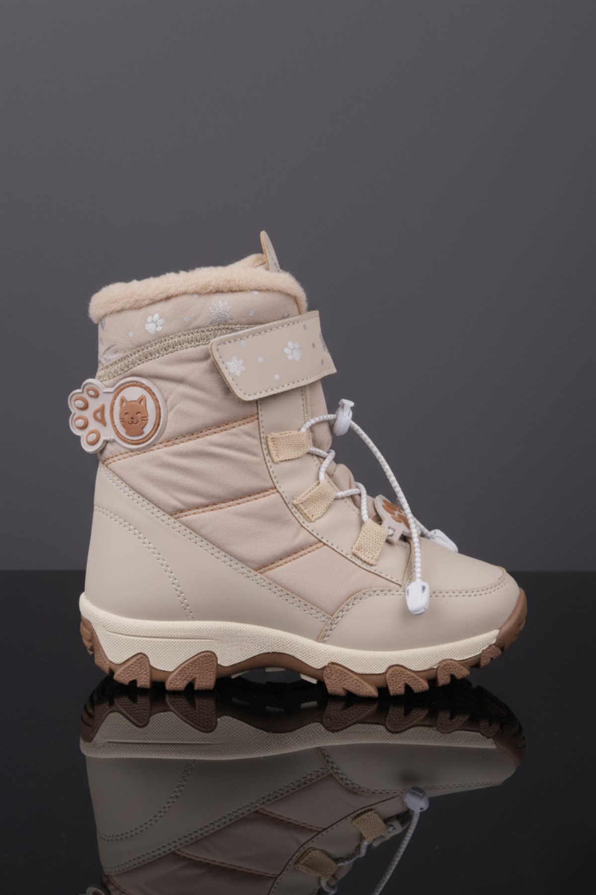 RAGYER İçi Kürklü Bağcıklı ve Cırtlı Kız Çocuk Bot - Görsel 3