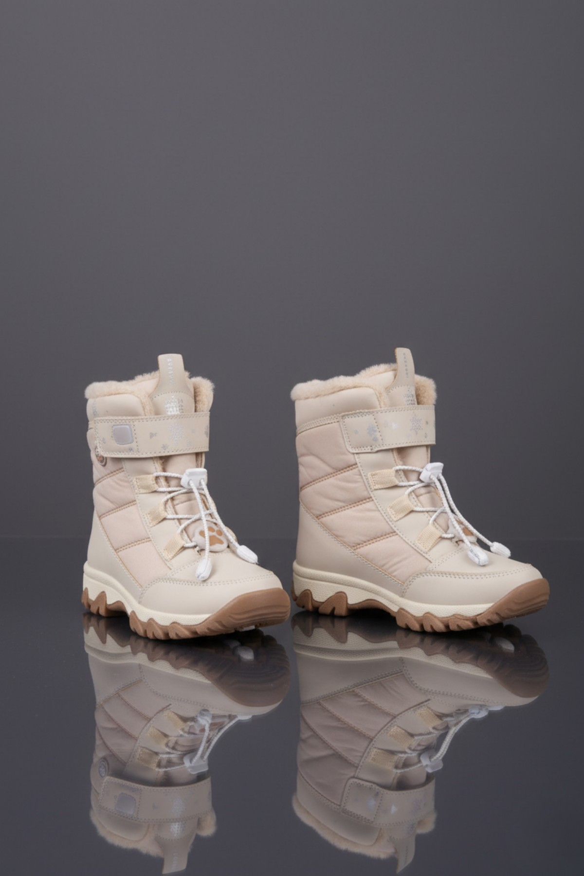 RAGYER İçi Kürklü Bağcıklı ve Cırtlı Kız Çocuk Bot - Görsel 4