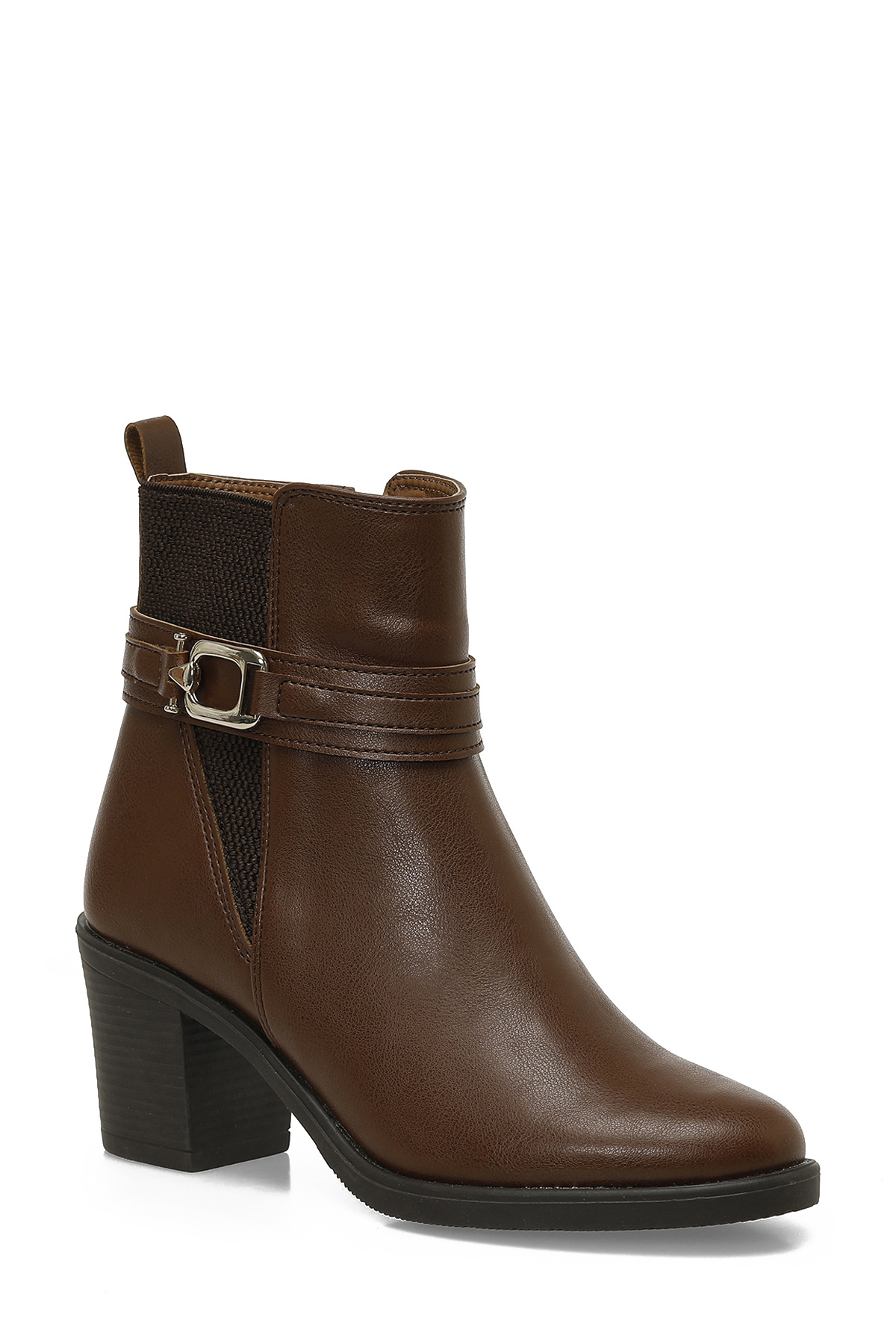 Polaris 326062.Z 5PR Taba Kadın Topuklu Bot - Görsel 3