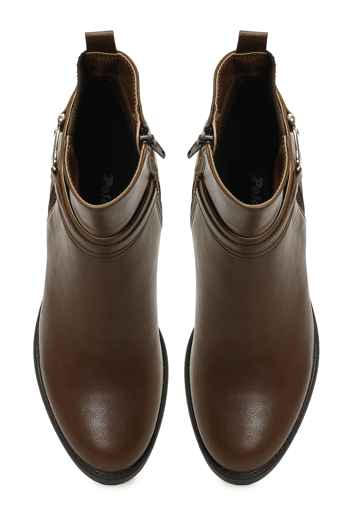 Polaris 326062.Z 5PR Taba Kadın Topuklu Bot - Görsel 5