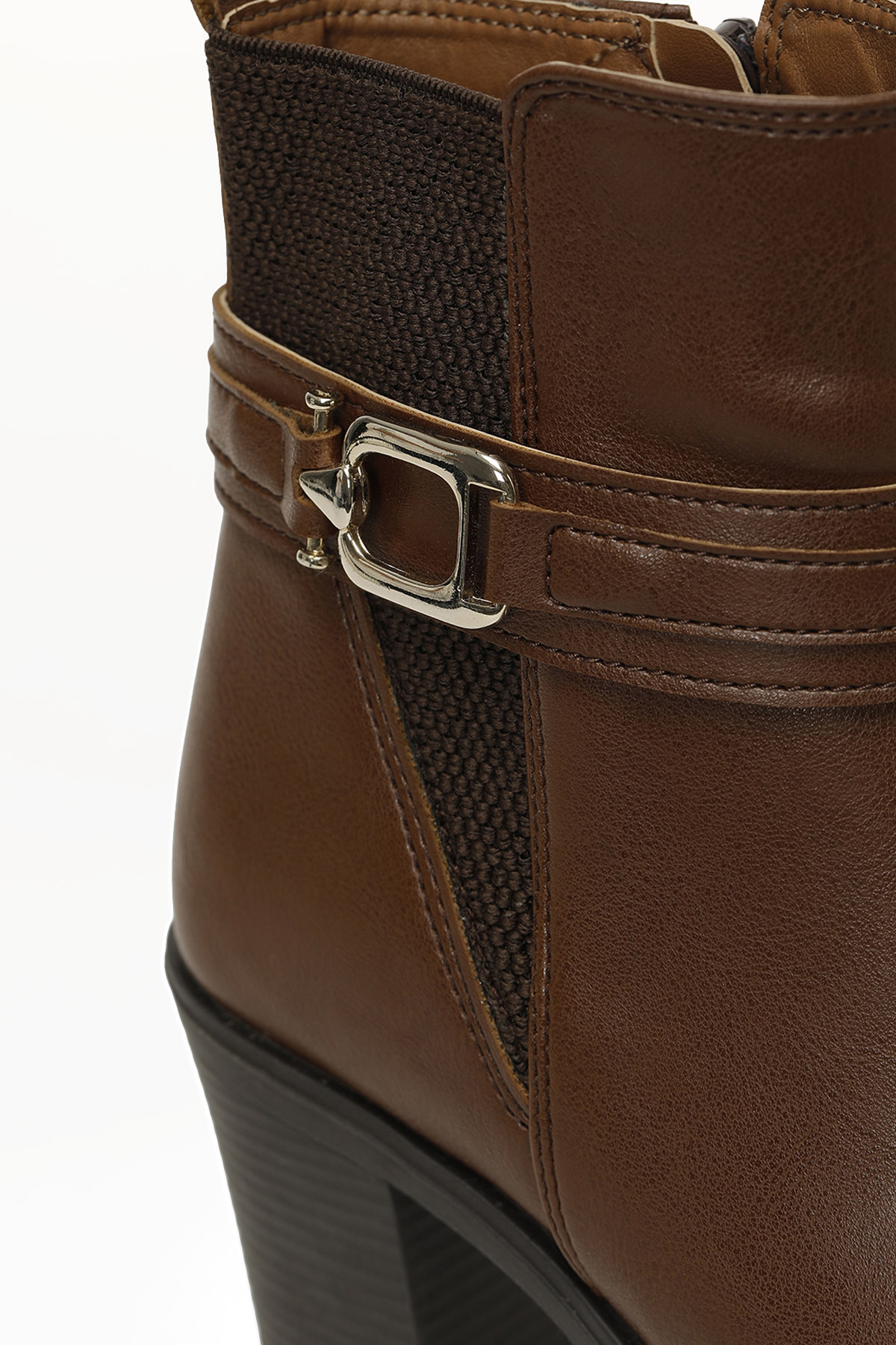 Polaris 326062.Z 5PR Taba Kadın Topuklu Bot - Görsel 8