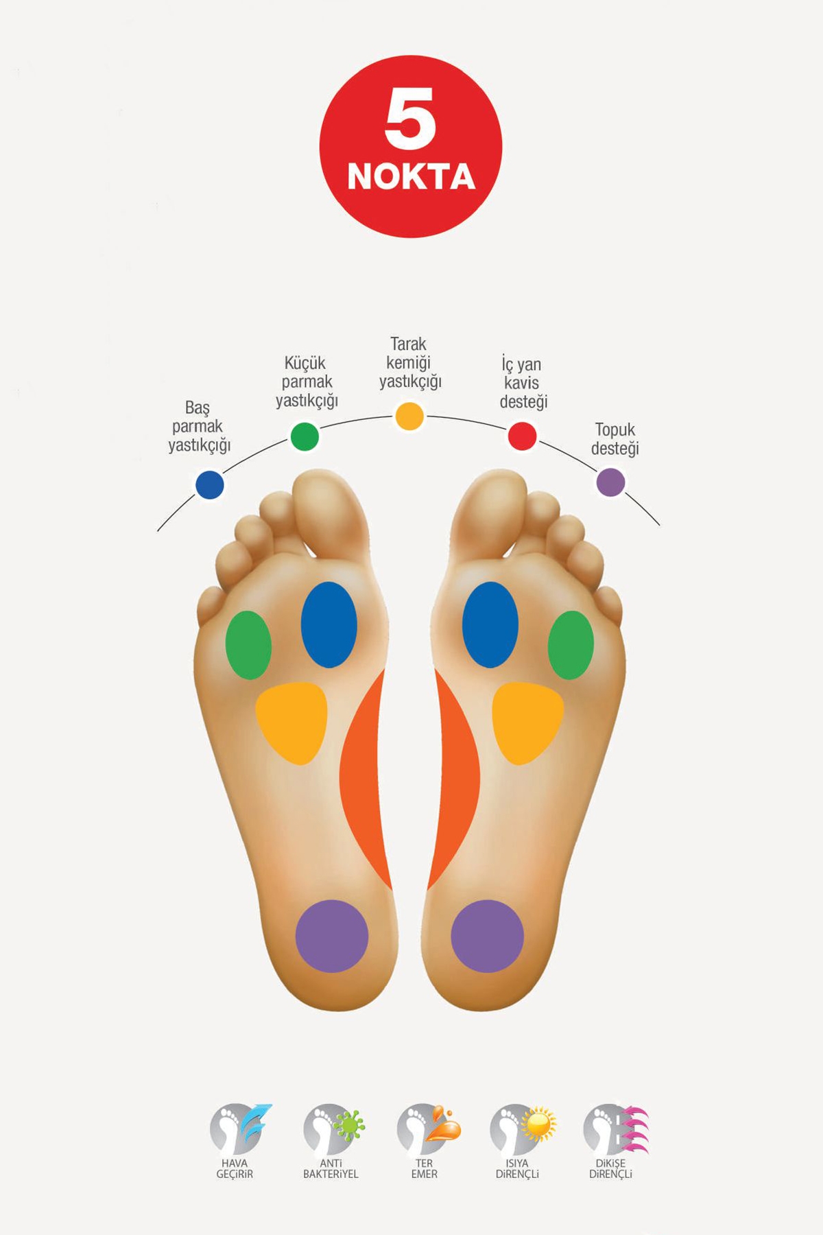 105275.Z5PR Siyah Kadın Düz Ayakkabı - Görsel 9