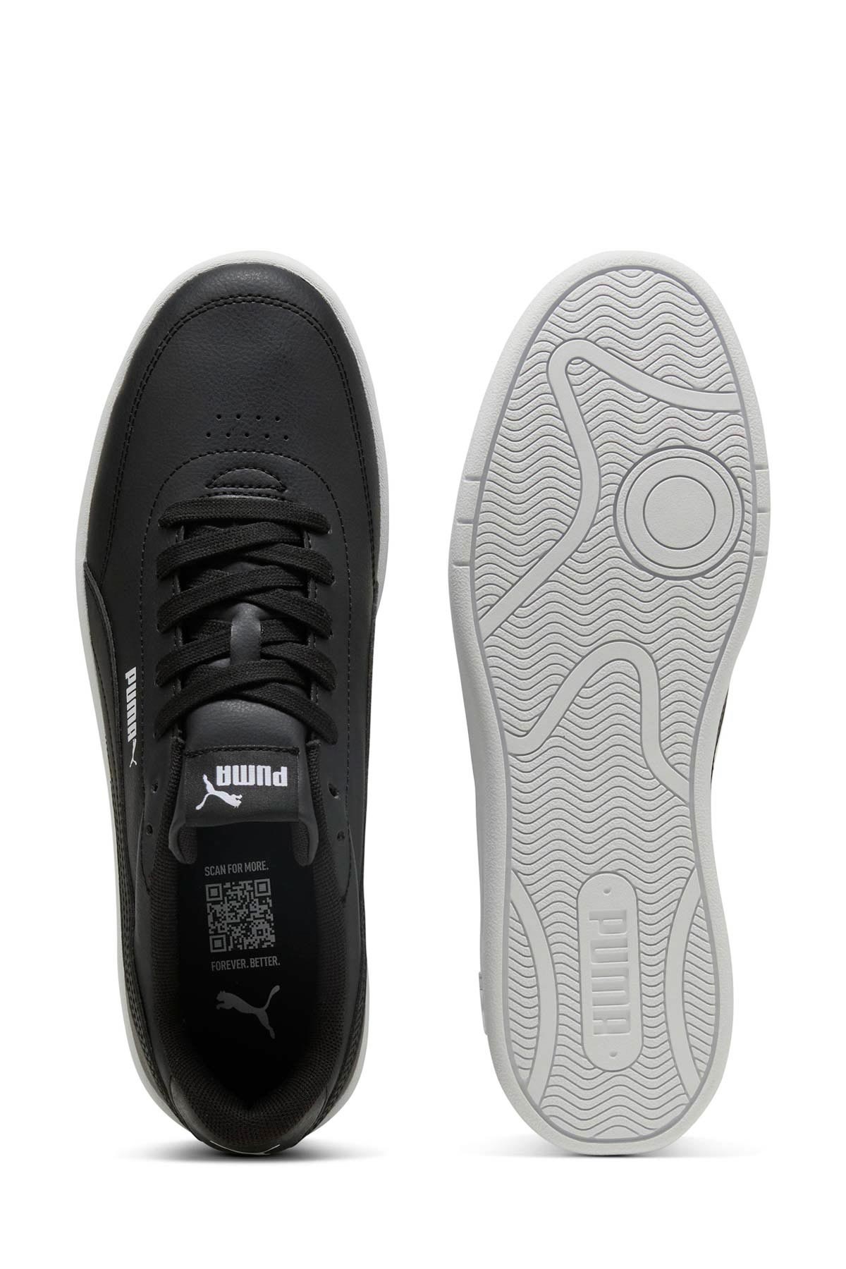 Puma Court Classic Clean Siyah Kadın Sneaker - Görsel 6