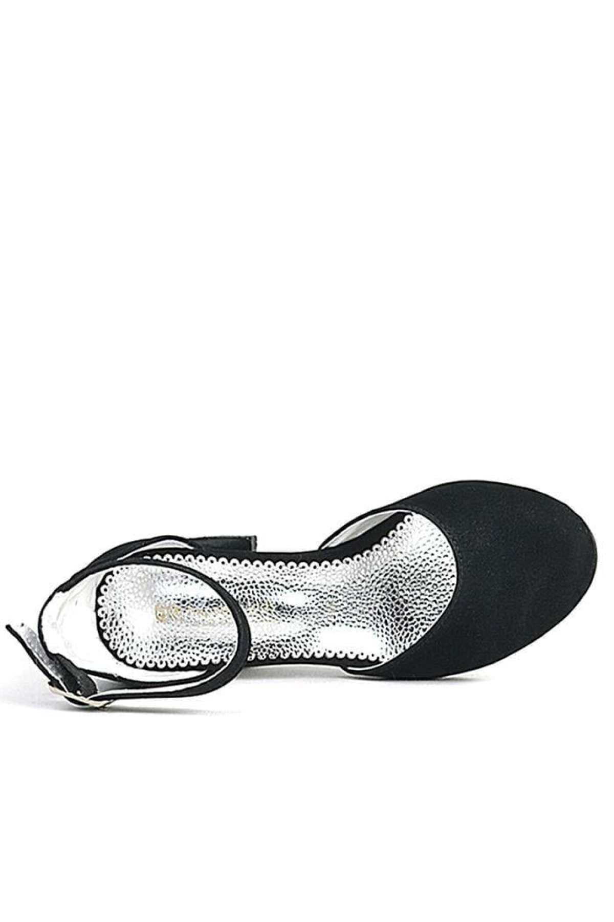 Merida Siyah Süet Kalın Topuklu Kız Çocuk Topuklu Ayakkabı - Görsel 18