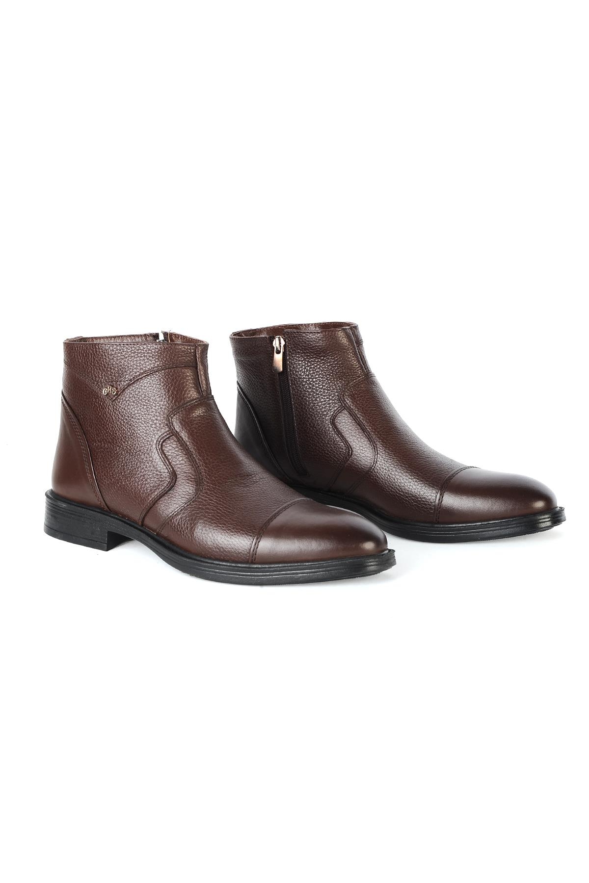 Crısso B443 Kauçuk %100 Deri Erkek Bot Ayakkabı - Görsel 2