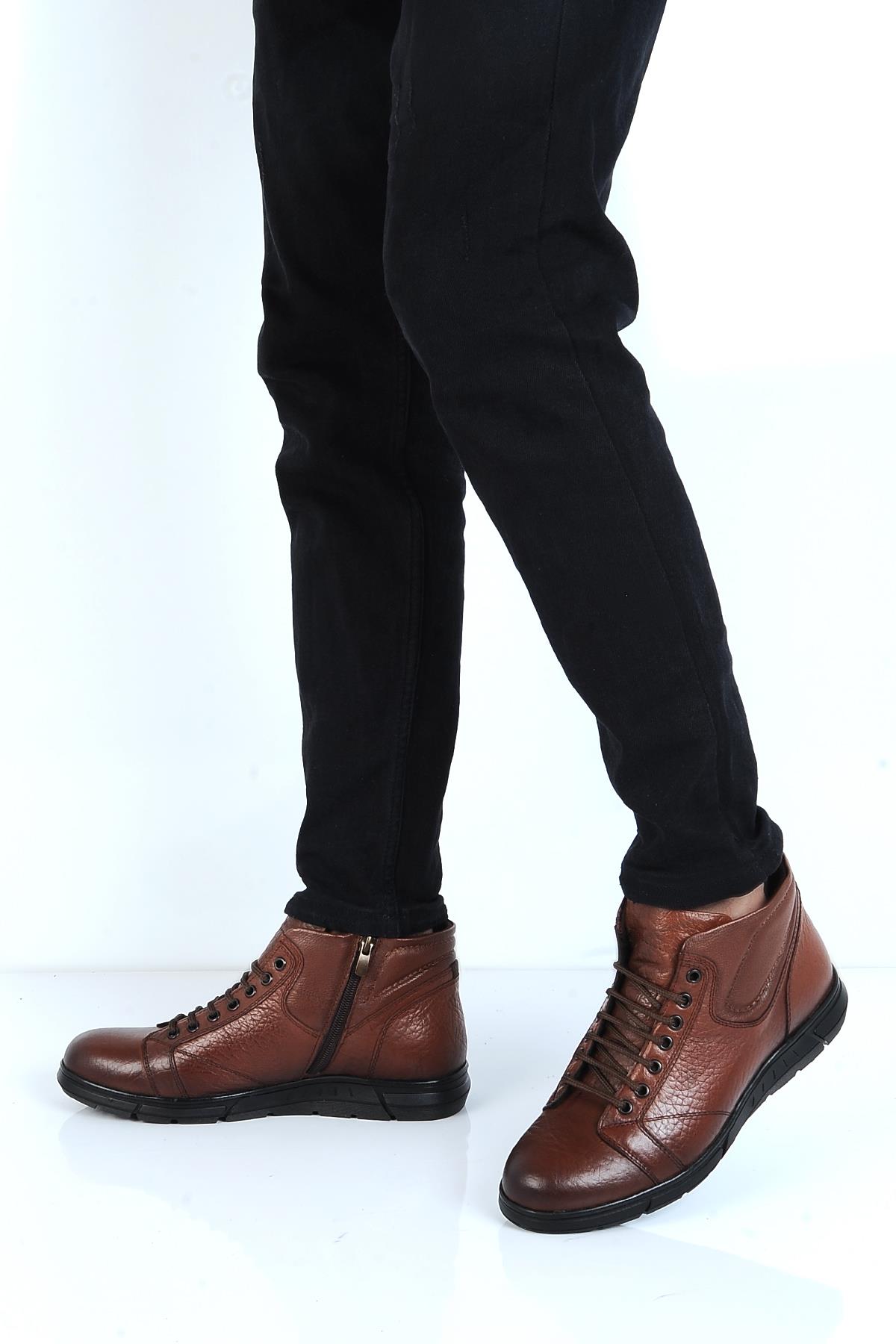 Crısso B477 Kauçuk %100 Deri Erkek Bot Ayakkabı - Görsel 2